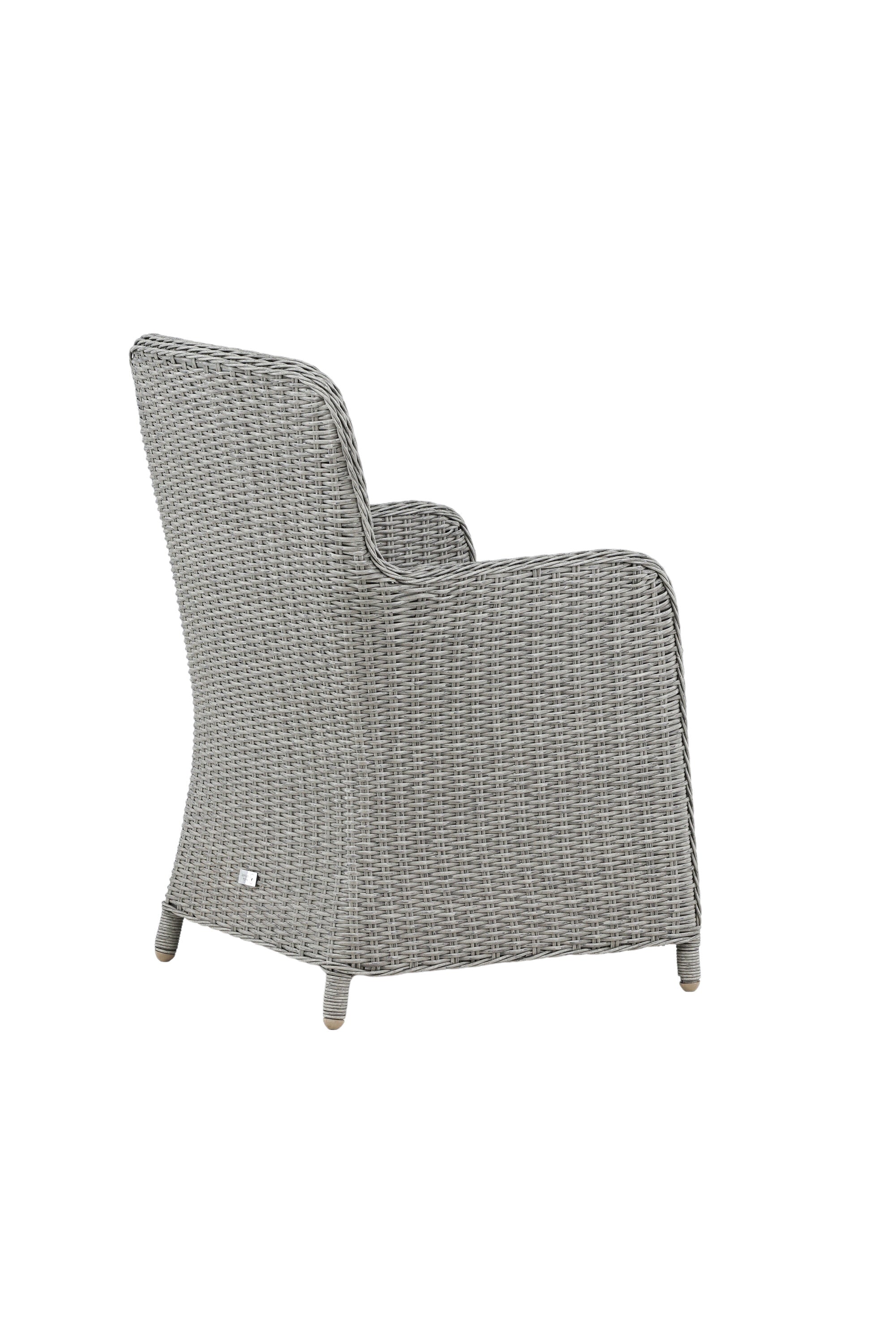 Wembley Stuhl in Grau präsentiert im Onlineshop von KAQTU Design AG. Gartenstuhl mit Armlehnen ist von Venture Home