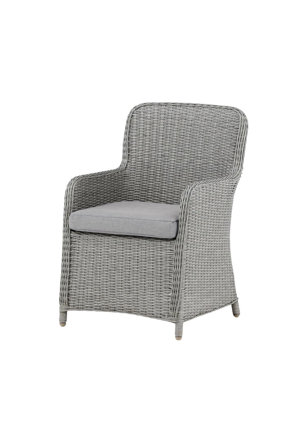 Wembley Stuhl in Grau präsentiert im Onlineshop von KAQTU Design AG. Gartenstuhl mit Armlehnen ist von Venture Home