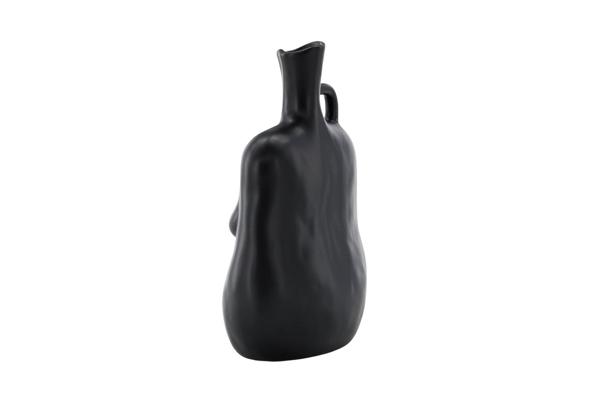 Conta Vase in Schwarz präsentiert im Onlineshop von KAQTU Design AG. Vase ist von Venture Home