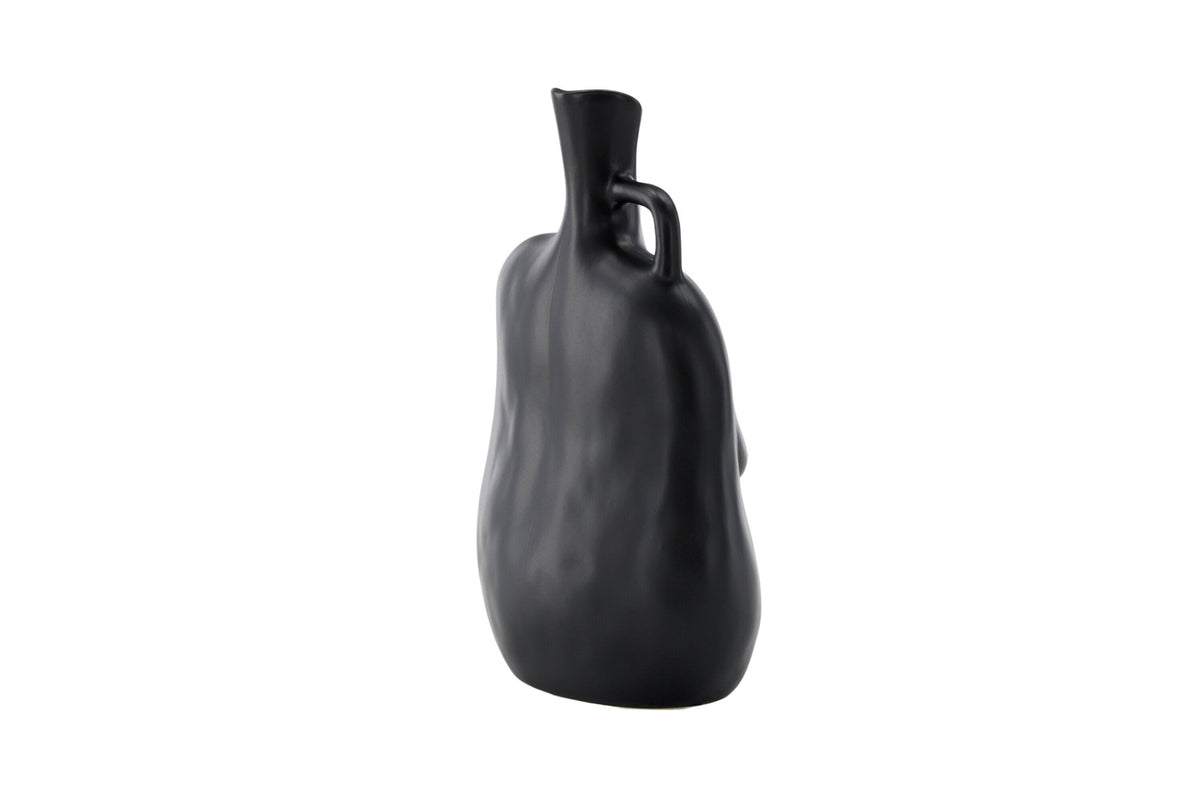 Conta Vase in Schwarz präsentiert im Onlineshop von KAQTU Design AG. Vase ist von Venture Home