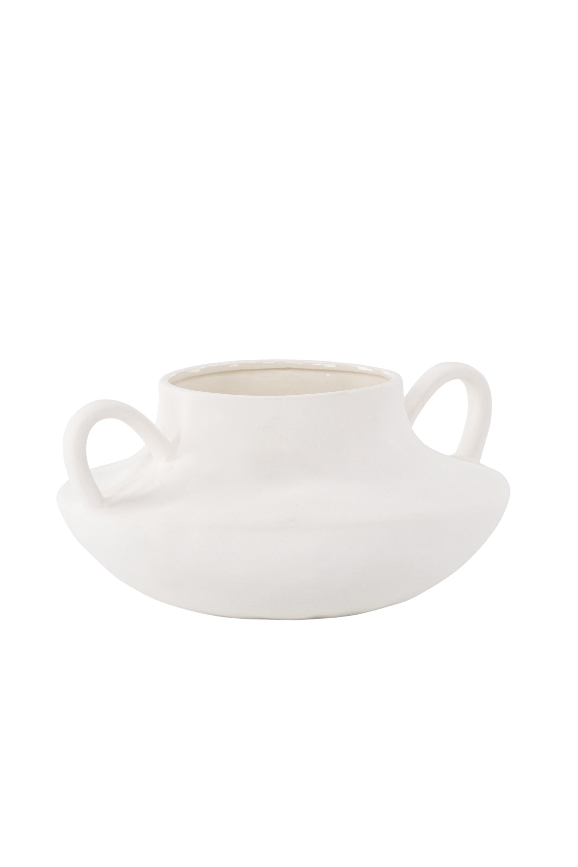 Holda Vase in Cremefarben präsentiert im Onlineshop von KAQTU Design AG. Vase ist von Venture Home