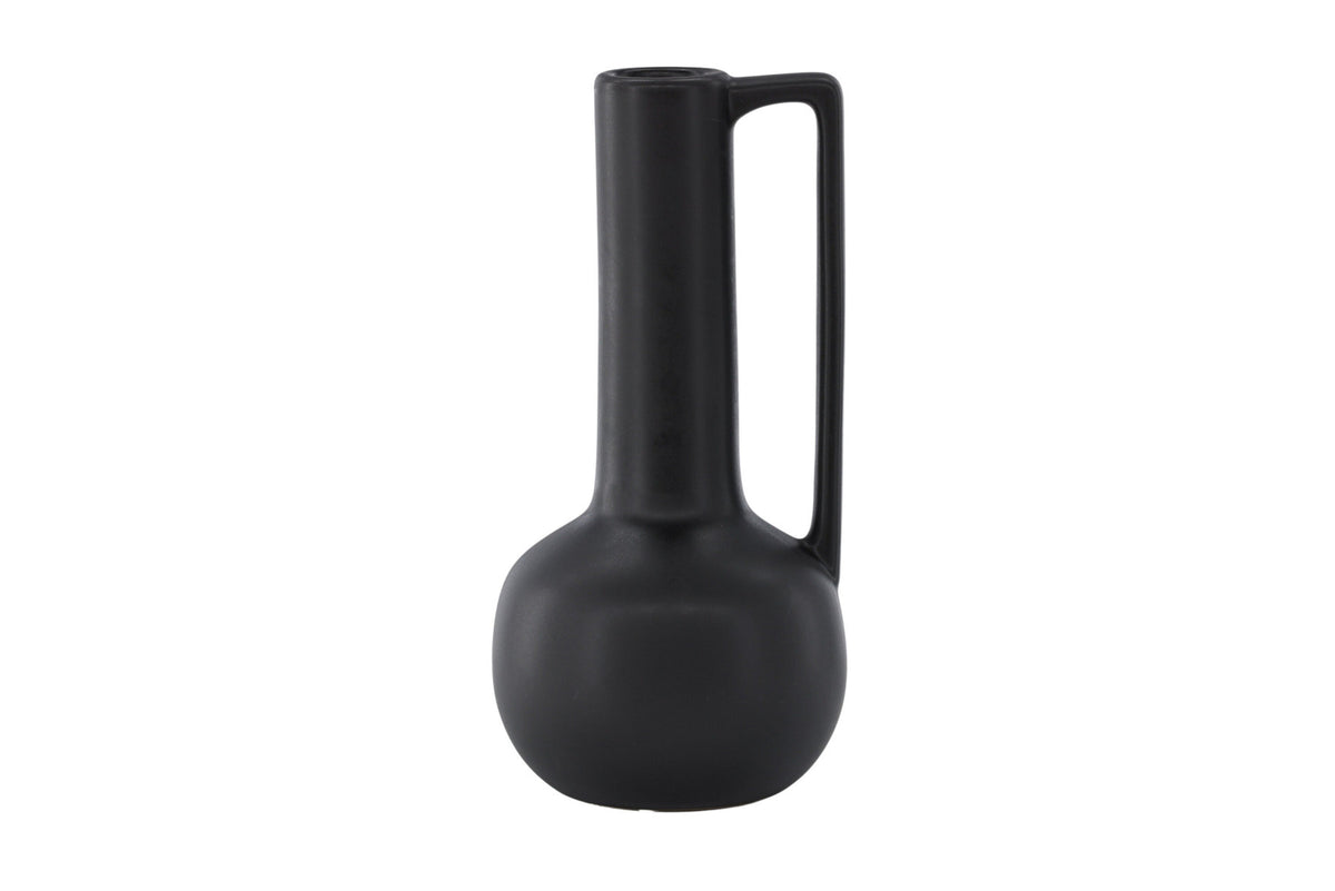 Allis Vase in Schwarz präsentiert im Onlineshop von KAQTU Design AG. Vase ist von Venture Home