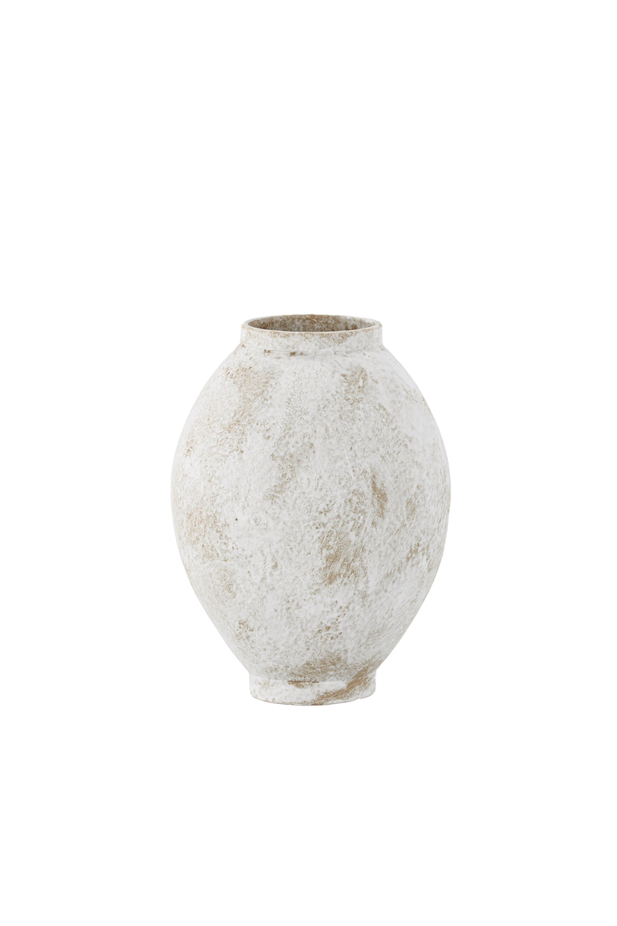 Globe Vase in Beige/Braun präsentiert im Onlineshop von KAQTU Design AG. Vase ist von Venture Home