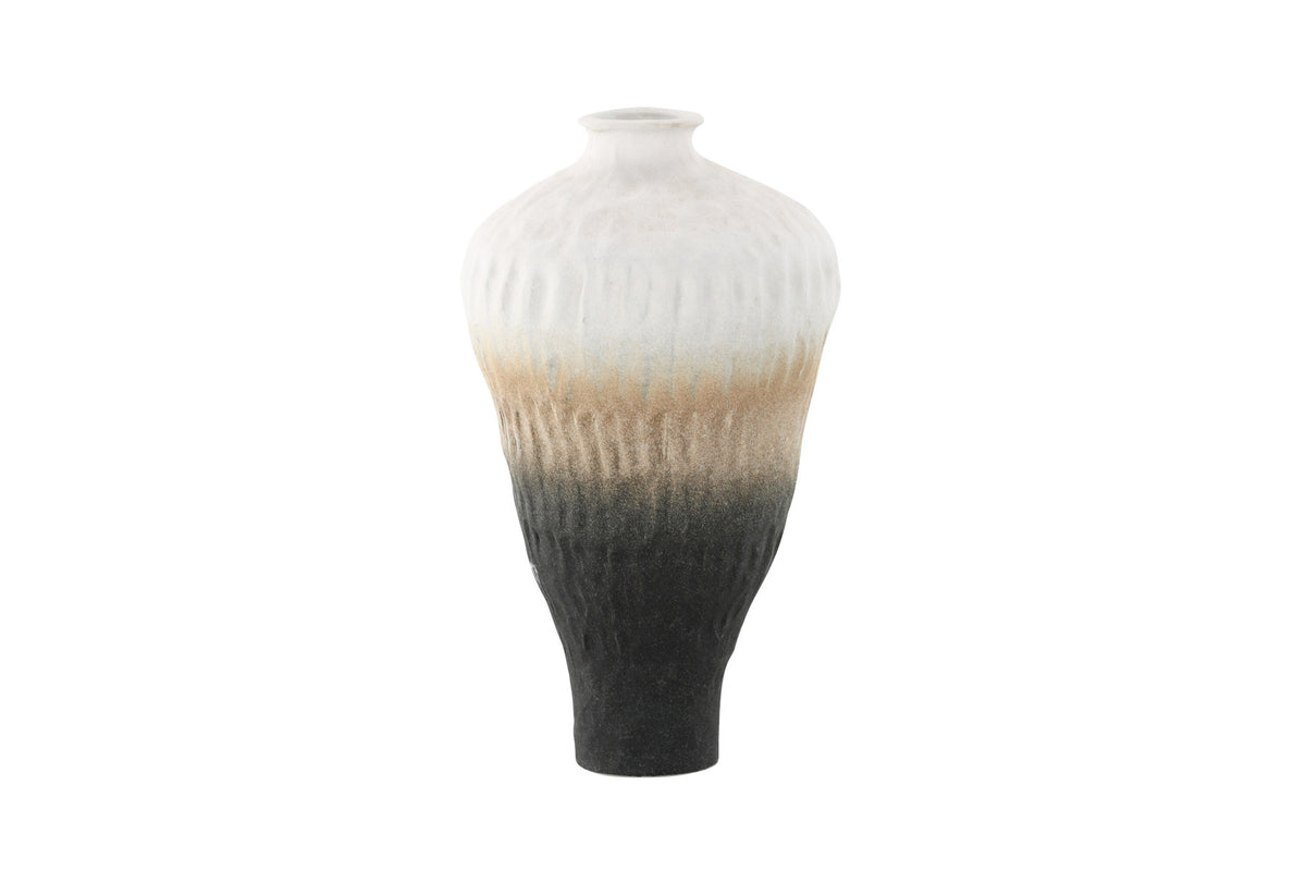 Pane Vase in Beige/ Grau/ Rosa präsentiert im Onlineshop von KAQTU Design AG. Vase ist von Venture Home