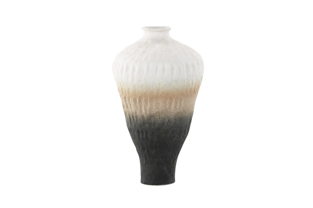Pane Vase in Beige/ Grau/ Rosa präsentiert im Onlineshop von KAQTU Design AG. Vase ist von Venture Home