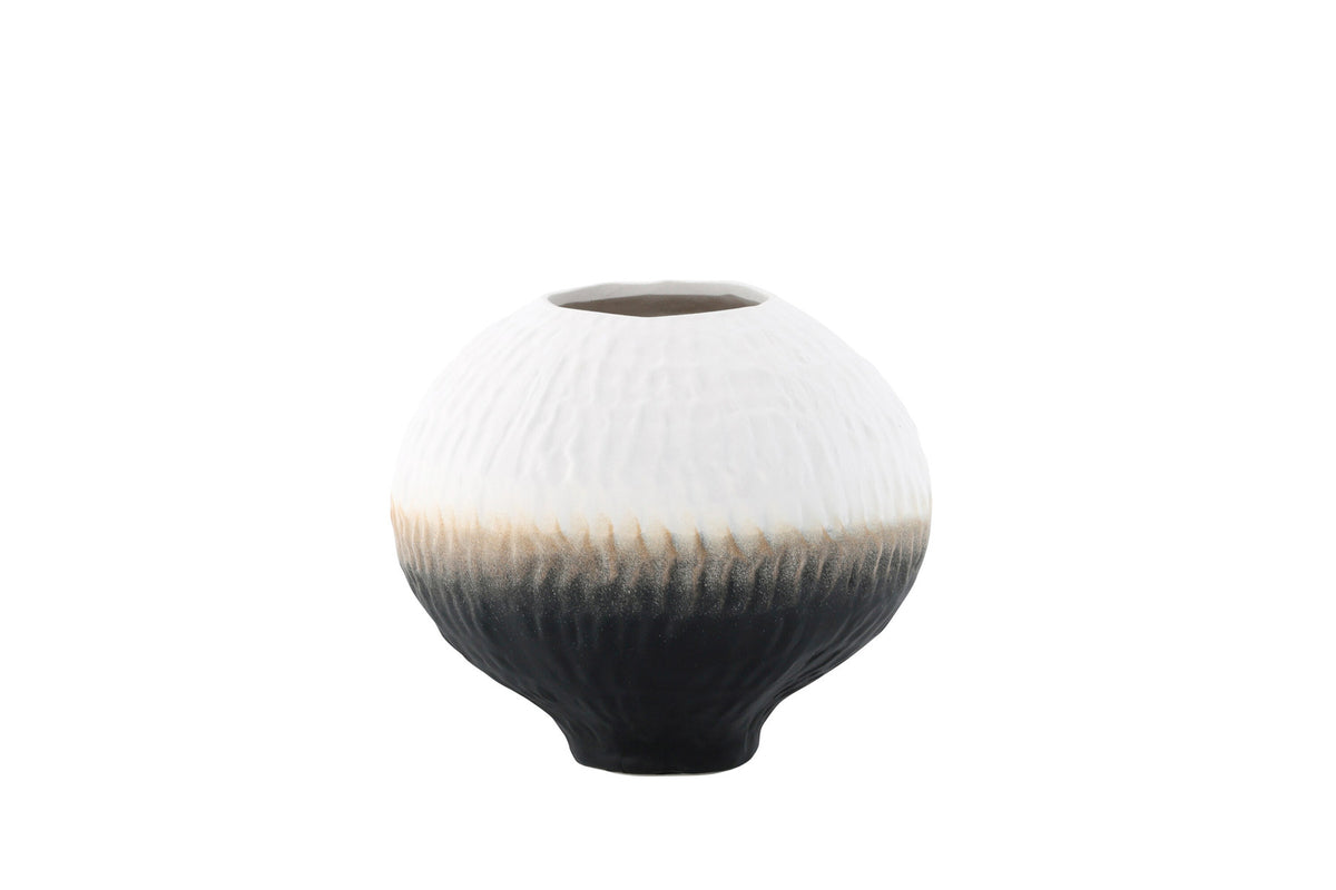 Pane Vase in Beige/ Grau/ Rosa präsentiert im Onlineshop von KAQTU Design AG. Vase ist von Venture Home