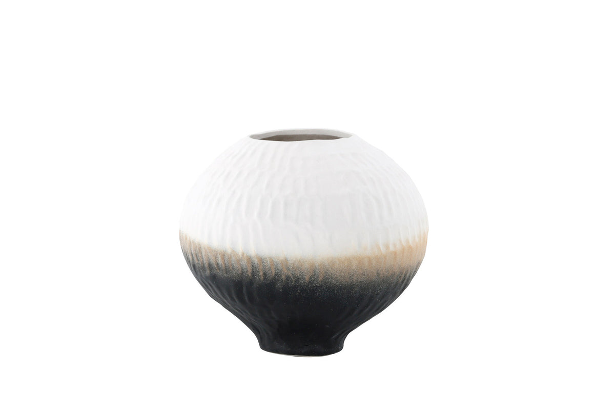 Pane Vase in Beige/ Grau/ Rosa präsentiert im Onlineshop von KAQTU Design AG. Vase ist von Venture Home
