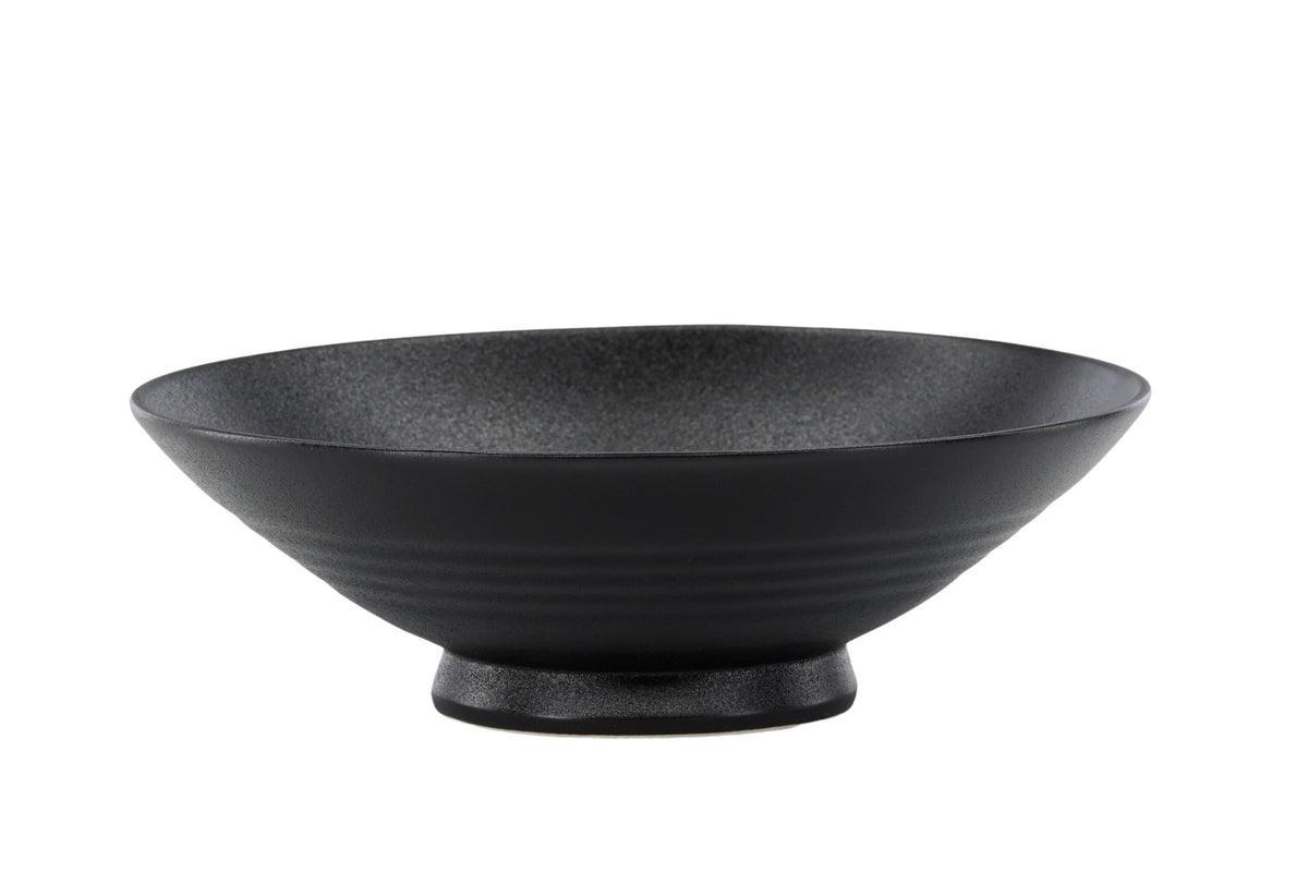 Wabi Sabi Bowl in Schwarz präsentiert im Onlineshop von KAQTU Design AG. Schale ist von Venture Home