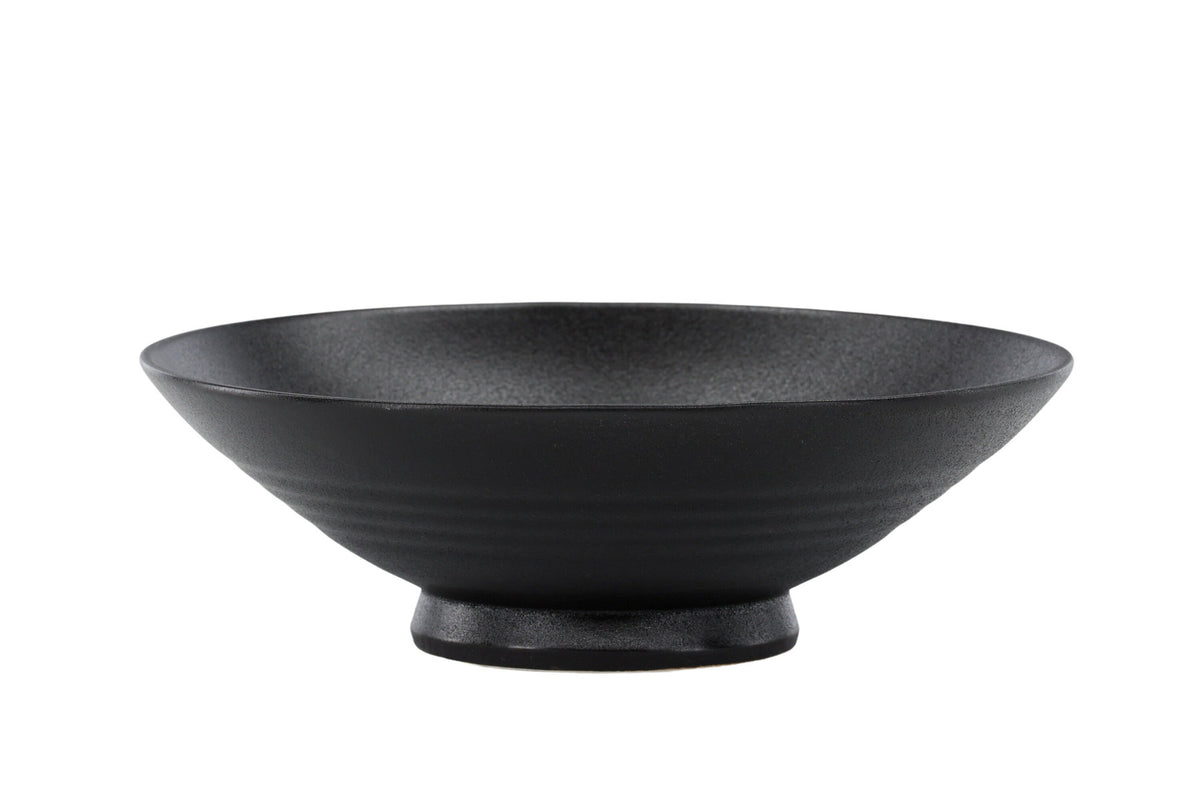 Wabi Sabi Bowl in Schwarz präsentiert im Onlineshop von KAQTU Design AG. Schale ist von Venture Home