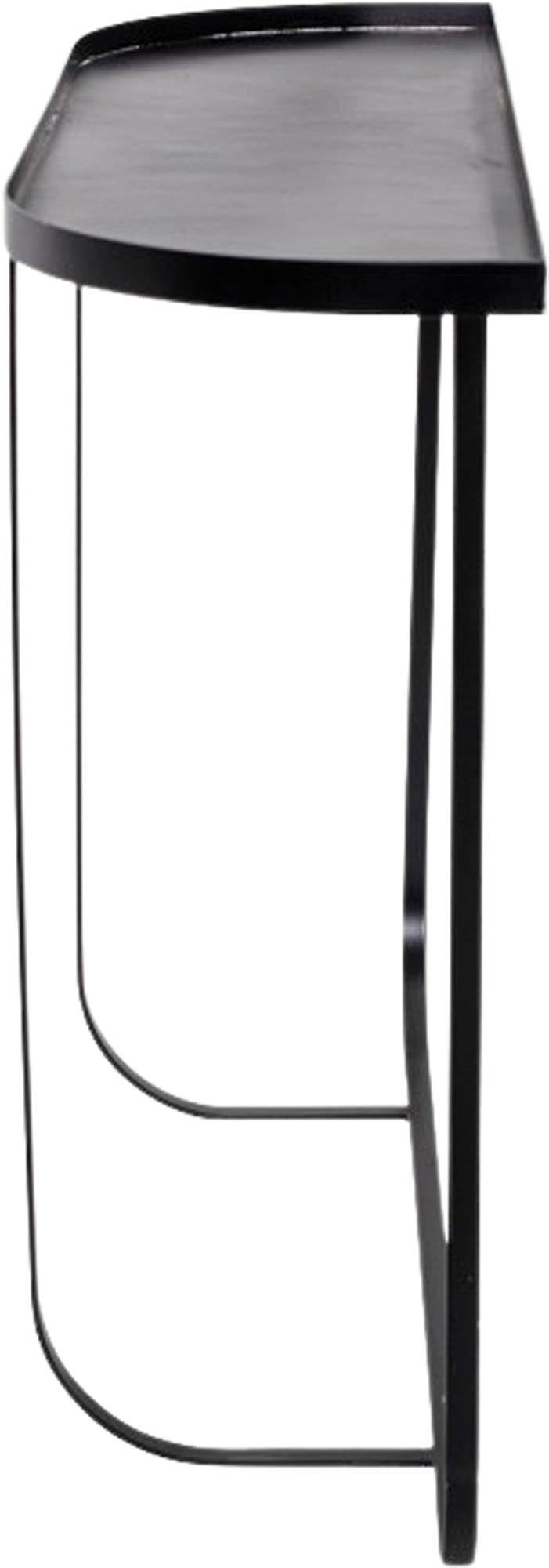 Eleganter Harper Konsolentisch aus schwarzem Metall von Bloomingville, ideal für modernes Wohnen und stilvolle Einrichtung.