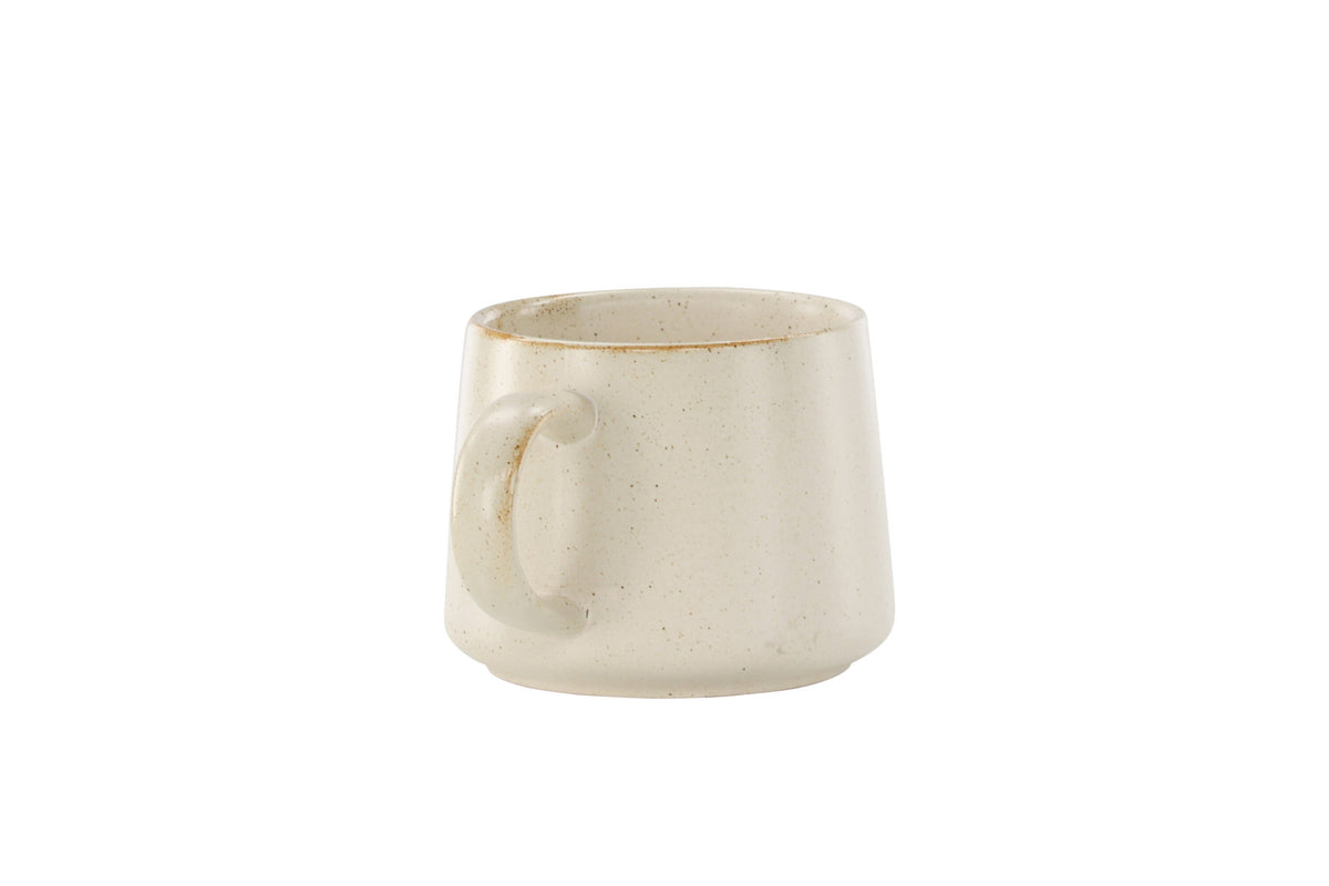 Active Tea cup in Beige/Schwarz präsentiert im Onlineshop von KAQTU Design AG. Tasse ist von Venture Home