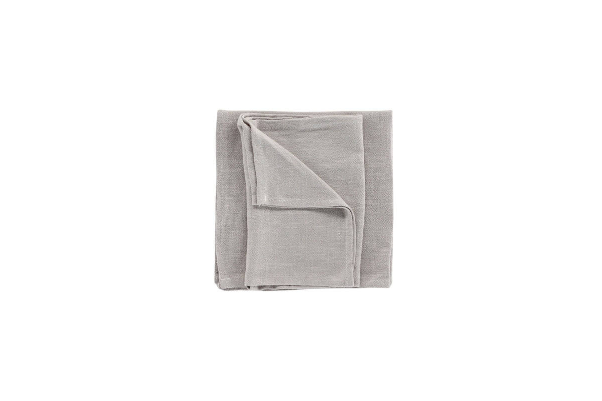 Bloria Serviette in Hellgrau präsentiert im Onlineshop von KAQTU Design AG. Servietten ist von Venture Home