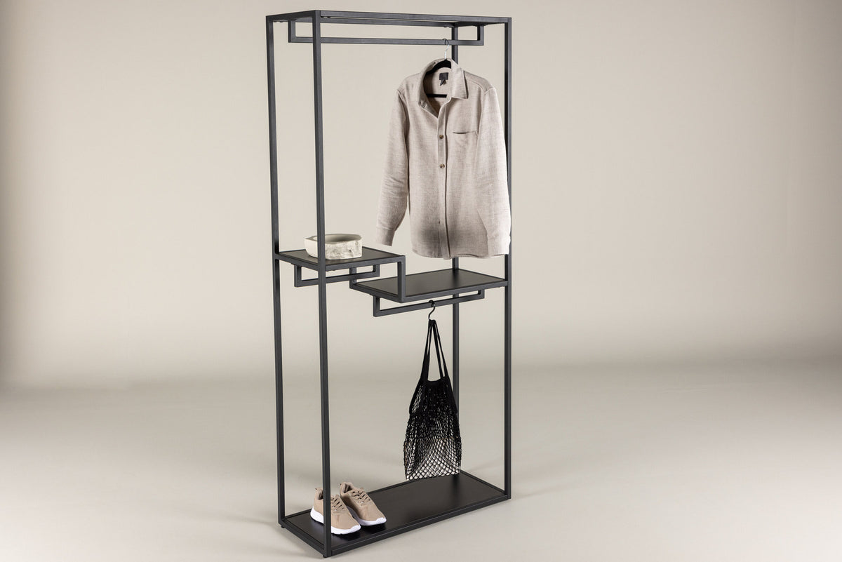 Staal Hänger in Schwarz präsentiert im Onlineshop von KAQTU Design AG. Garderobe ist von Venture Home