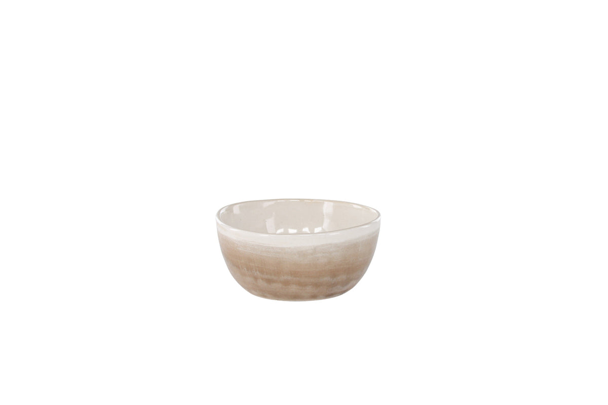 Jubie Bowl in Beige präsentiert im Onlineshop von KAQTU Design AG. Schale ist von Venture Home