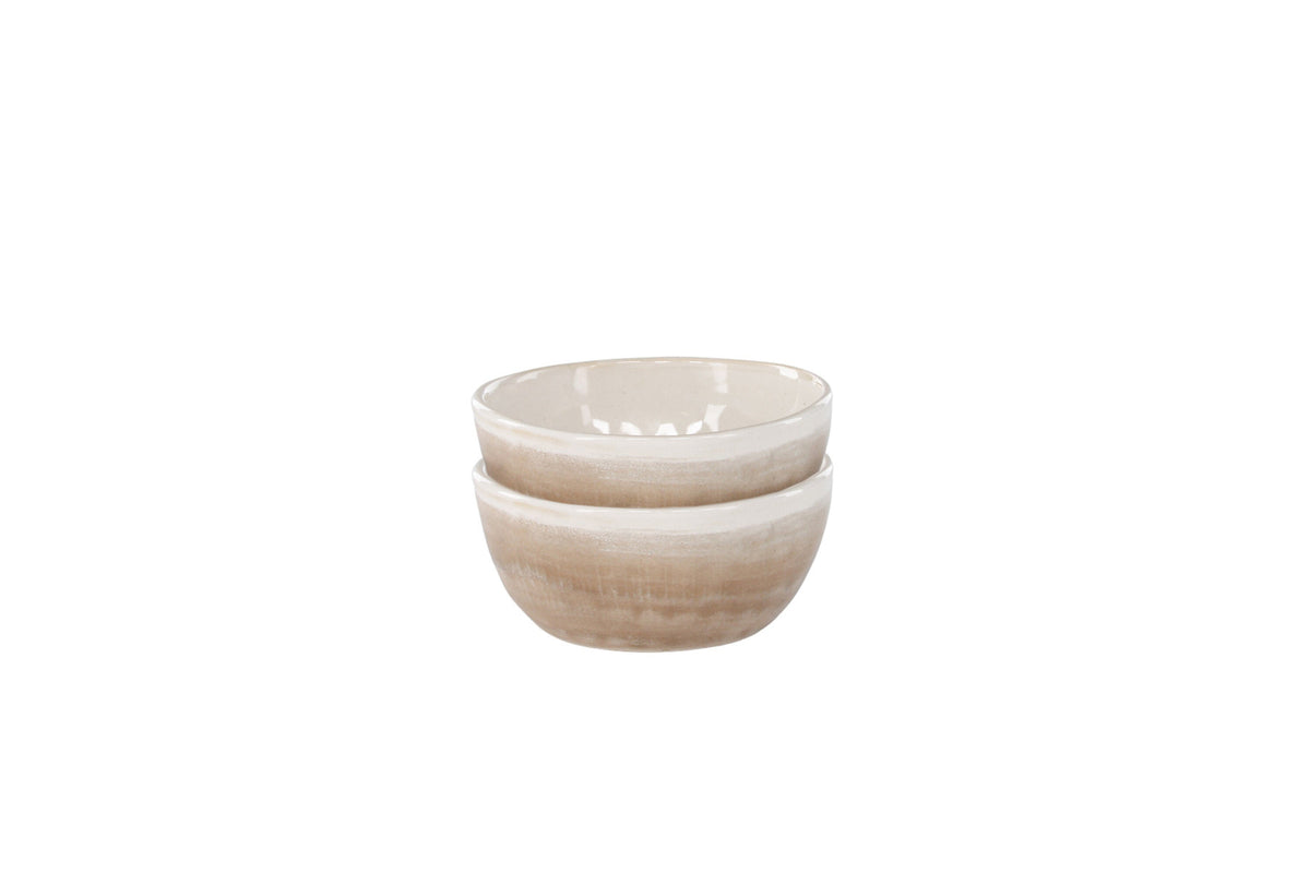 Jubie Bowl in Beige präsentiert im Onlineshop von KAQTU Design AG. Schale ist von Venture Home
