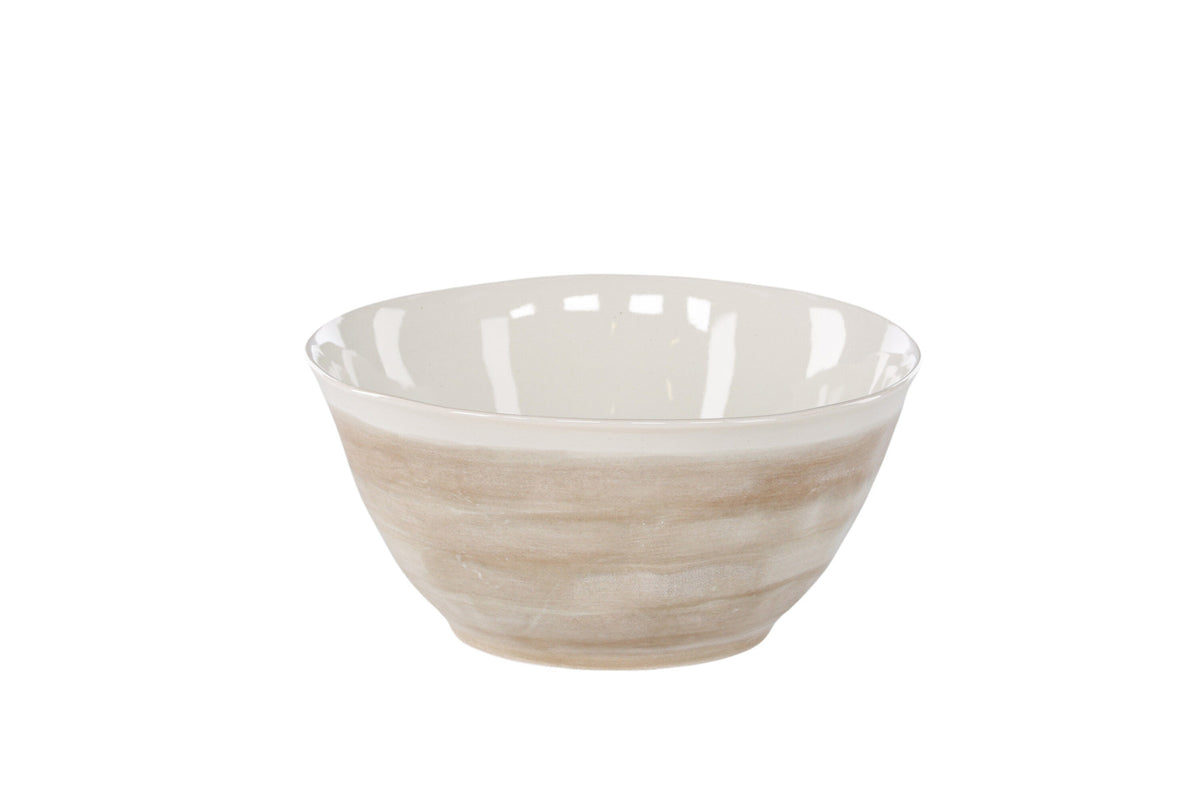 Jubie Bowl in Beige präsentiert im Onlineshop von KAQTU Design AG. Schale ist von Venture Home