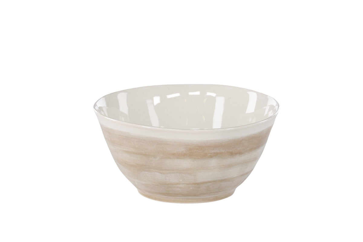 Jubie Bowl in Beige präsentiert im Onlineshop von KAQTU Design AG. Schale ist von Venture Home
