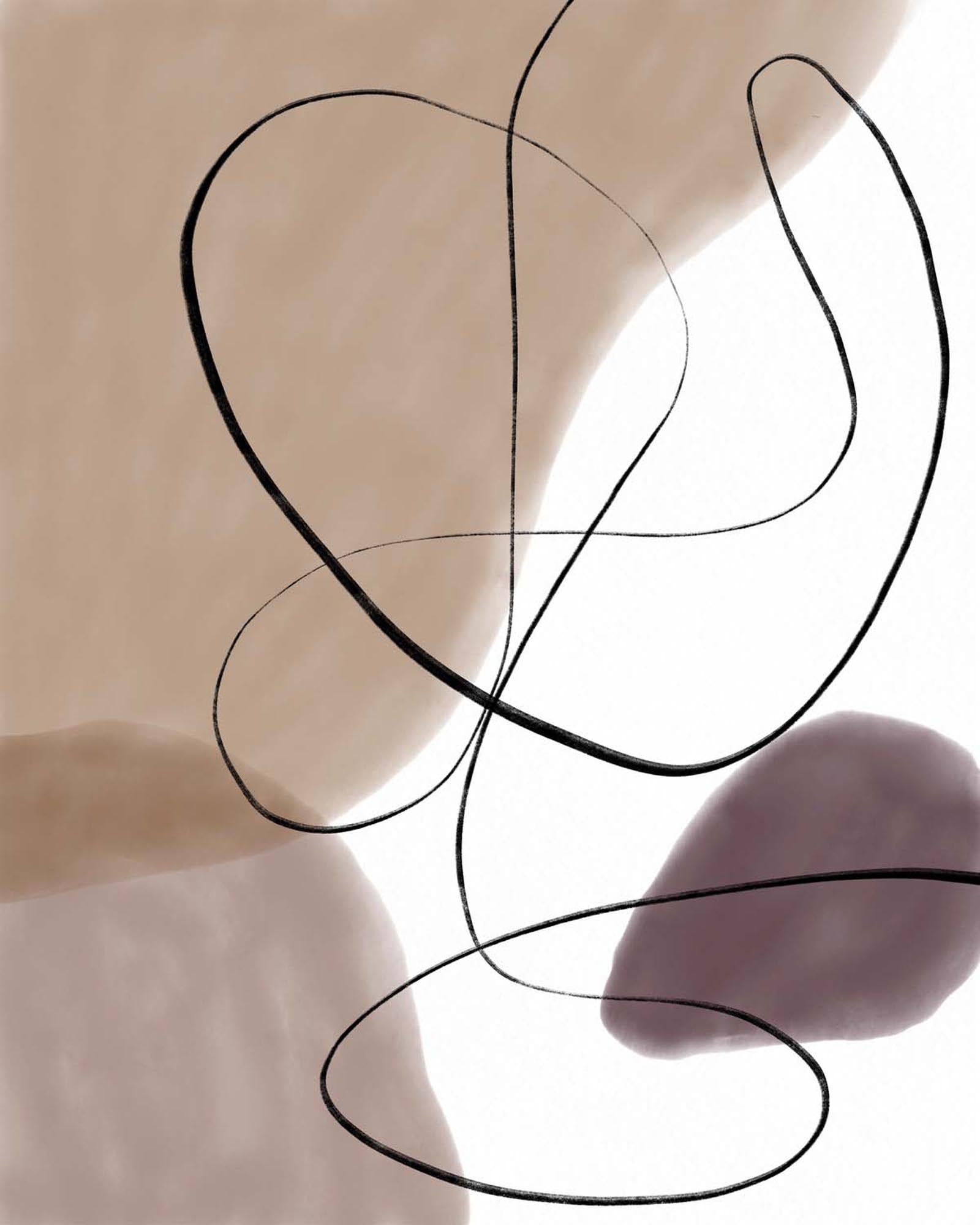 Entdecken Sie das Lines Poster von Venture Home: Ein modernes Kunstwerk mit dynamischen Linien, das Eleganz und Kreativität in Ihr Zuhause bringt.