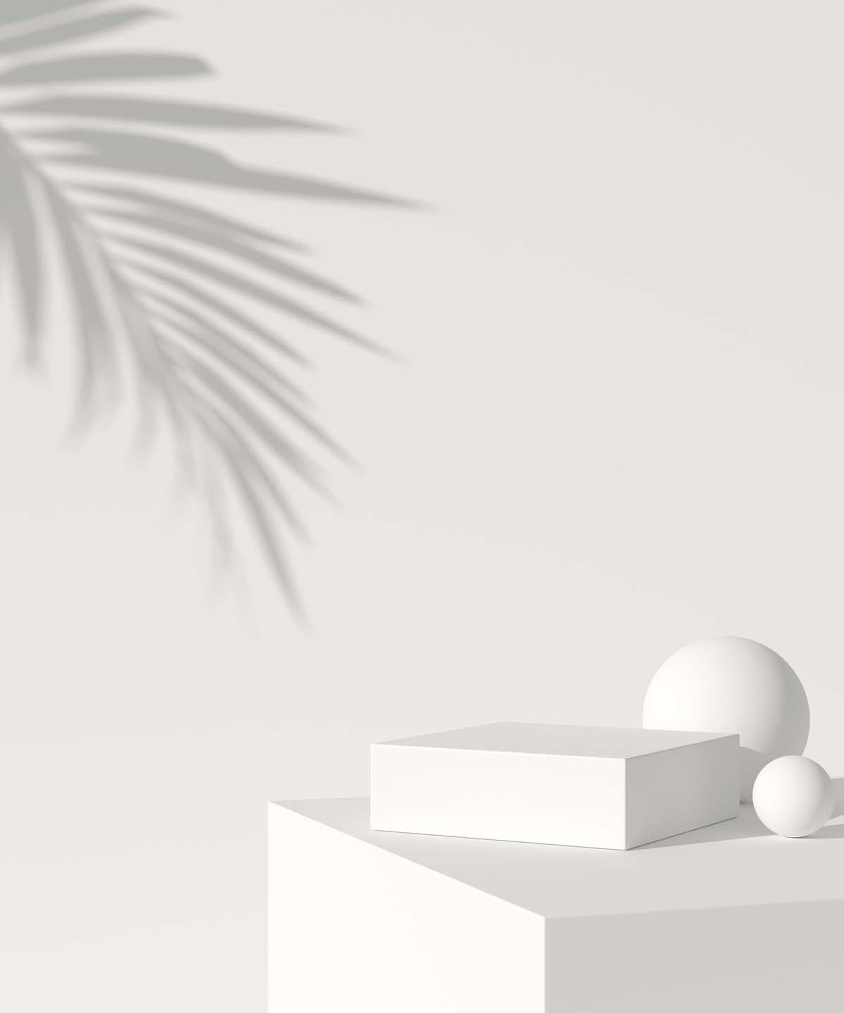 White Box Poster in Beige präsentiert im Onlineshop von KAQTU Design AG. Bild ist von Venture Home