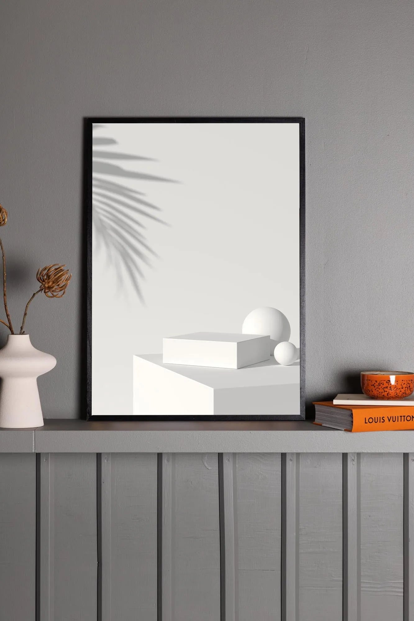 Modernes White Box Poster von Venture Home für zeitlose Ästhetik.