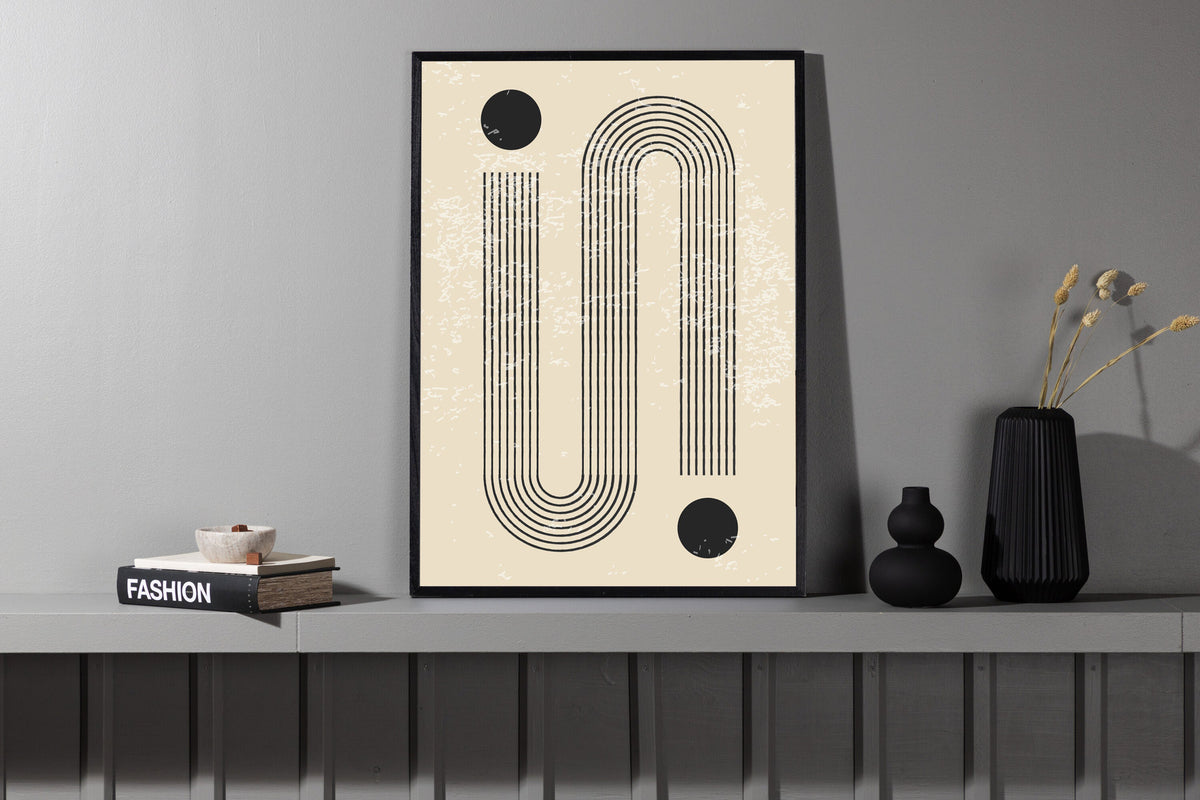 Pantheon Poster in Beige präsentiert im Onlineshop von KAQTU Design AG. Bild ist von Venture Home