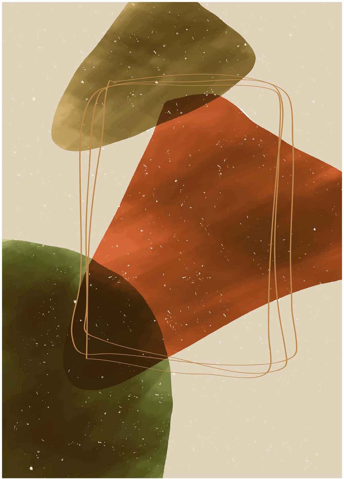 Canyon Poster in Beige präsentiert im Onlineshop von KAQTU Design AG. Bild ist von Venture Home