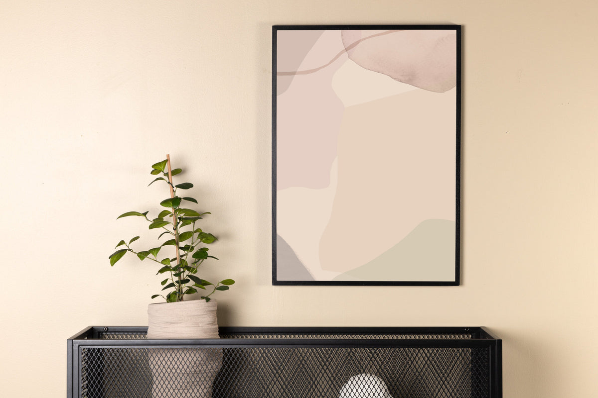 Cream Poster in Beige präsentiert im Onlineshop von KAQTU Design AG. Bild ist von Venture Home
