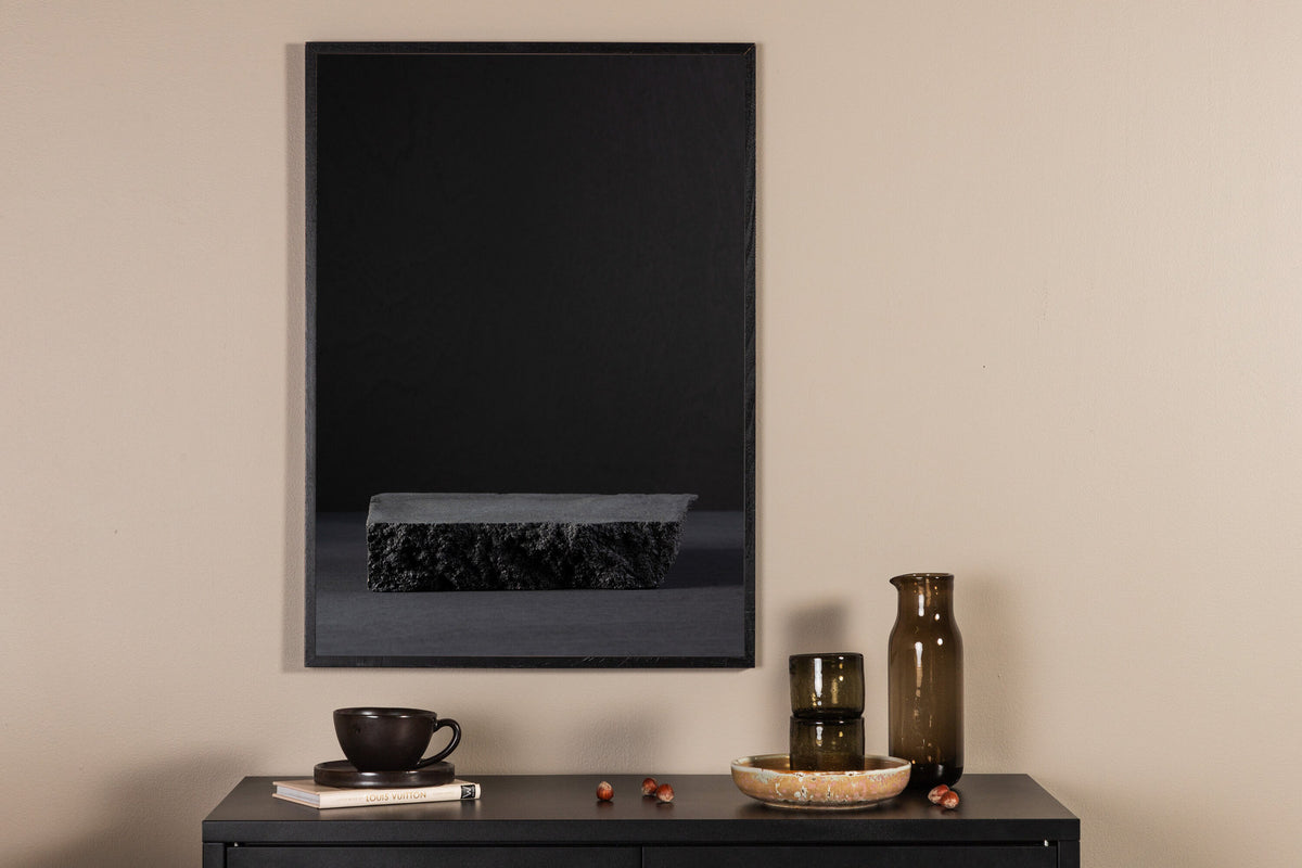 Black Rock Poster in Schwarz präsentiert im Onlineshop von KAQTU Design AG. Bild ist von Venture Home