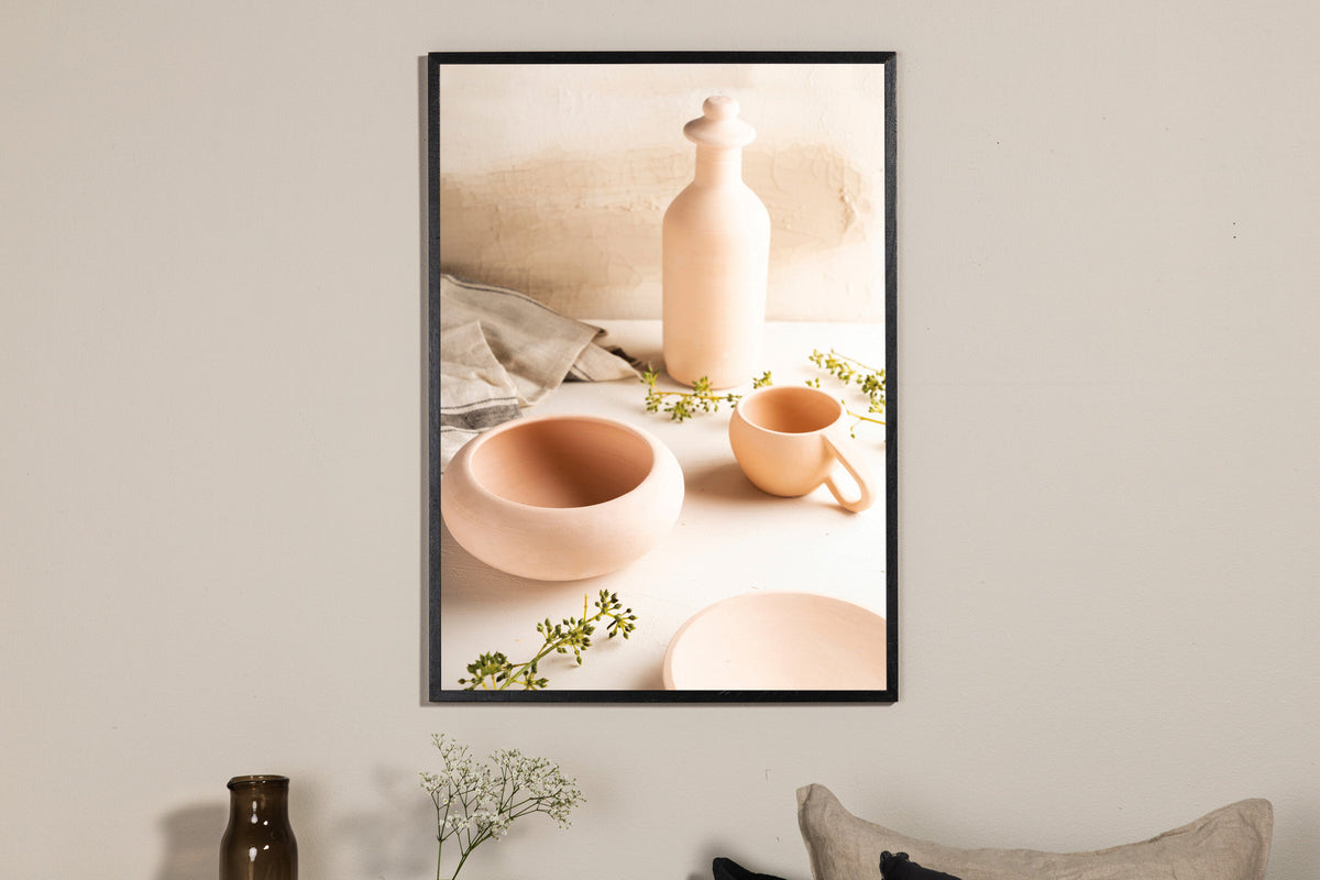 Keramik Poster in Beige präsentiert im Onlineshop von KAQTU Design AG. Bild ist von Venture Home