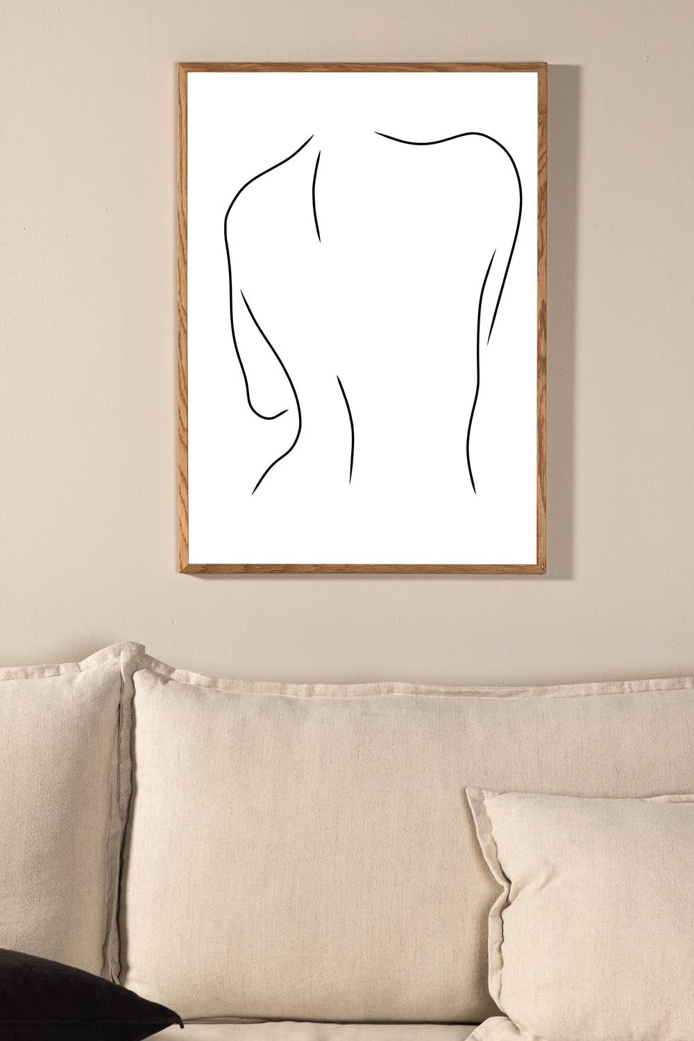 Women Poster in Weiss präsentiert im Onlineshop von KAQTU Design AG. Bild ist von Venture Home