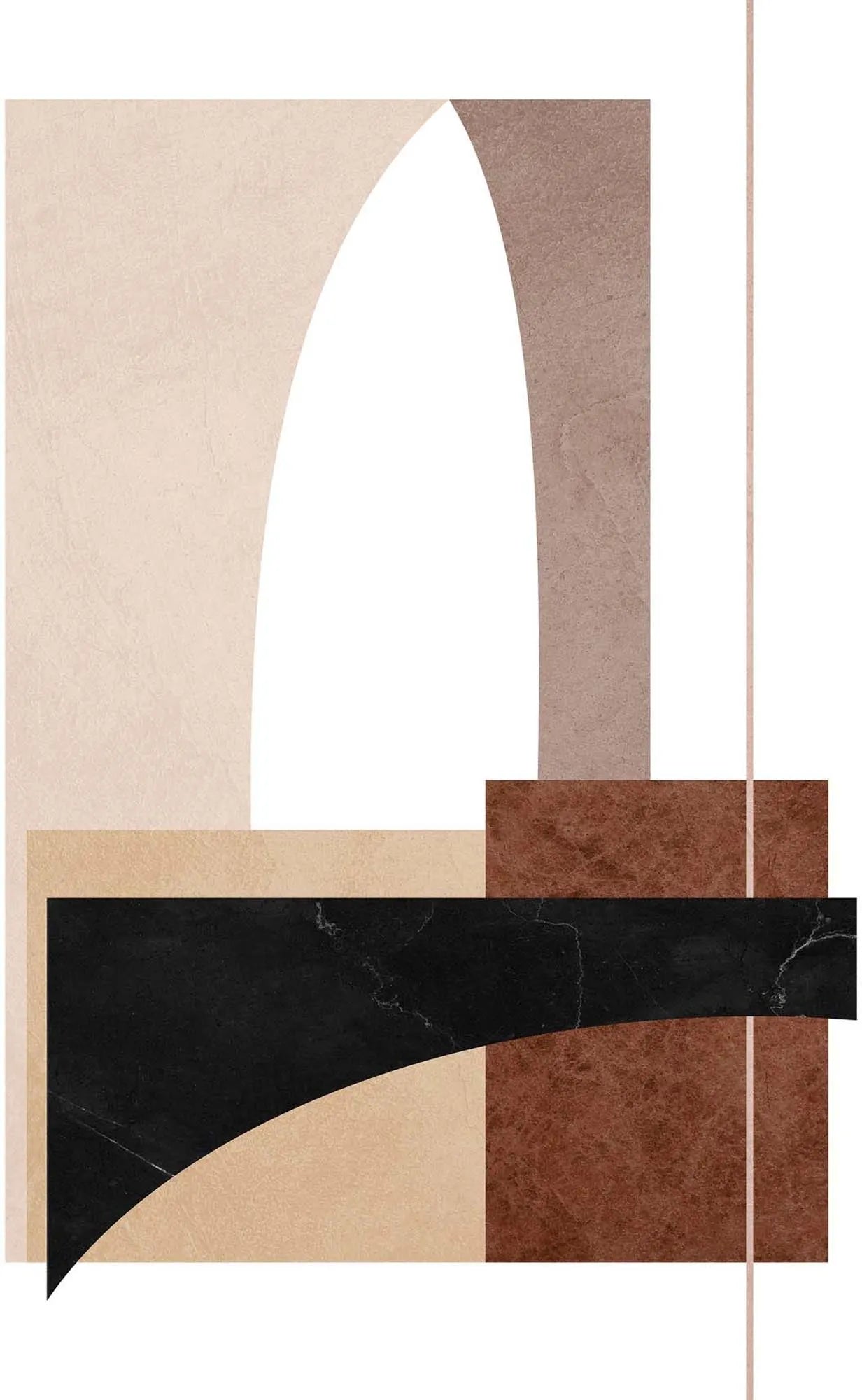 Stilvolles Materials Poster von Venture Home für moderne Wohnräume.