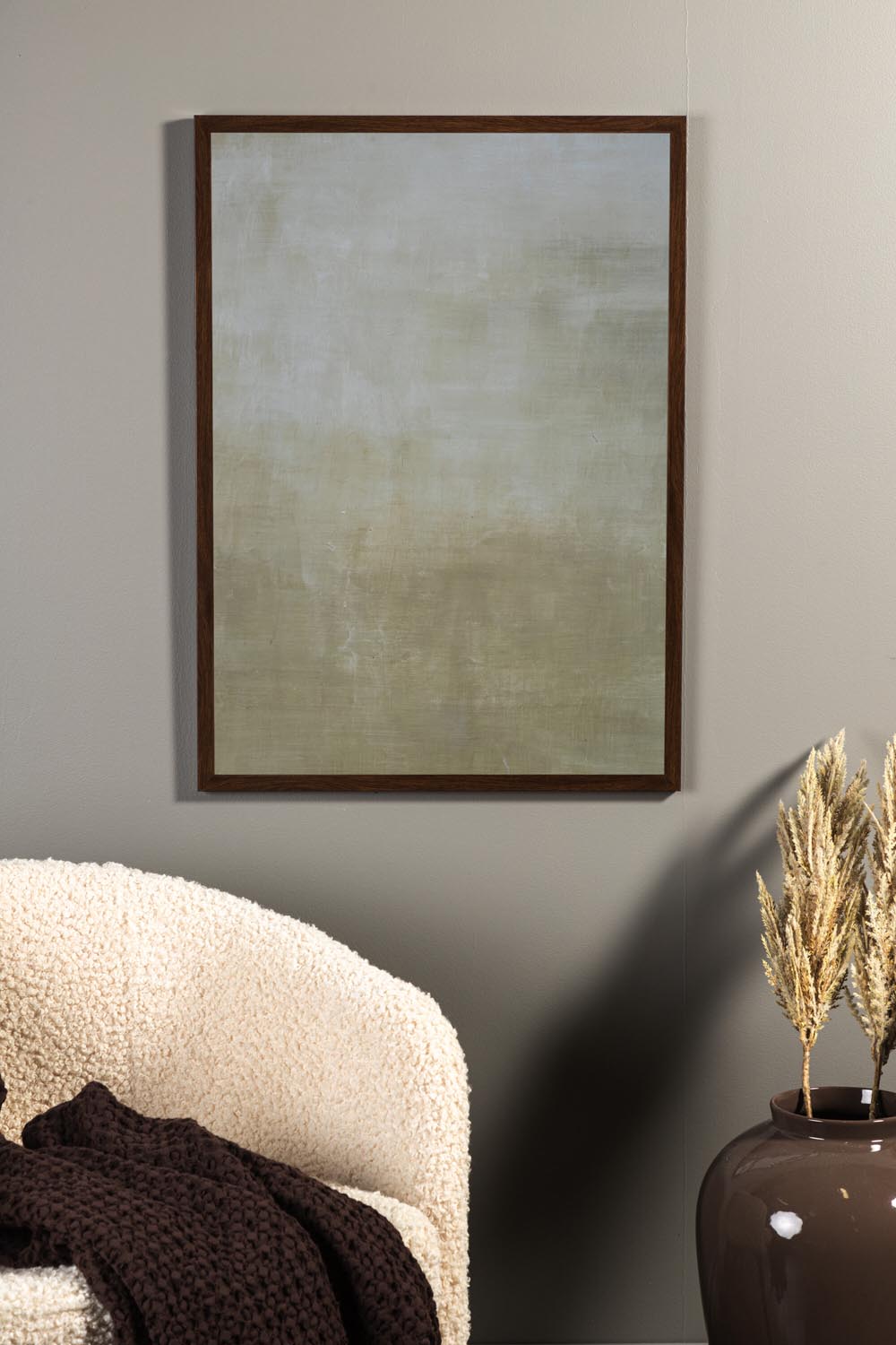 Painted Art Poster in Grün präsentiert im Onlineshop von KAQTU Design AG. Bild ist von Venture Home