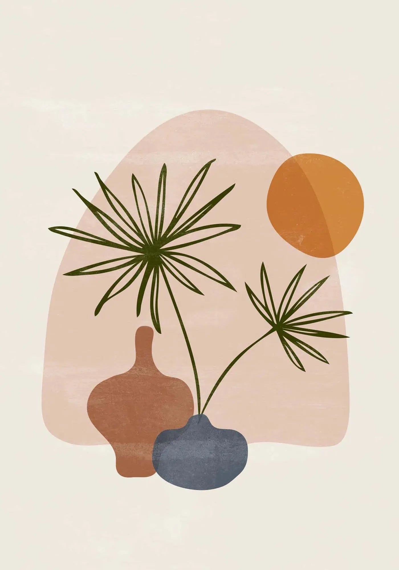 Das Wonderland Poster von Venture Home: Farbenfrohe, moderne Kunst auf edlem Papier, ideal für kreative Wandgestaltungen.