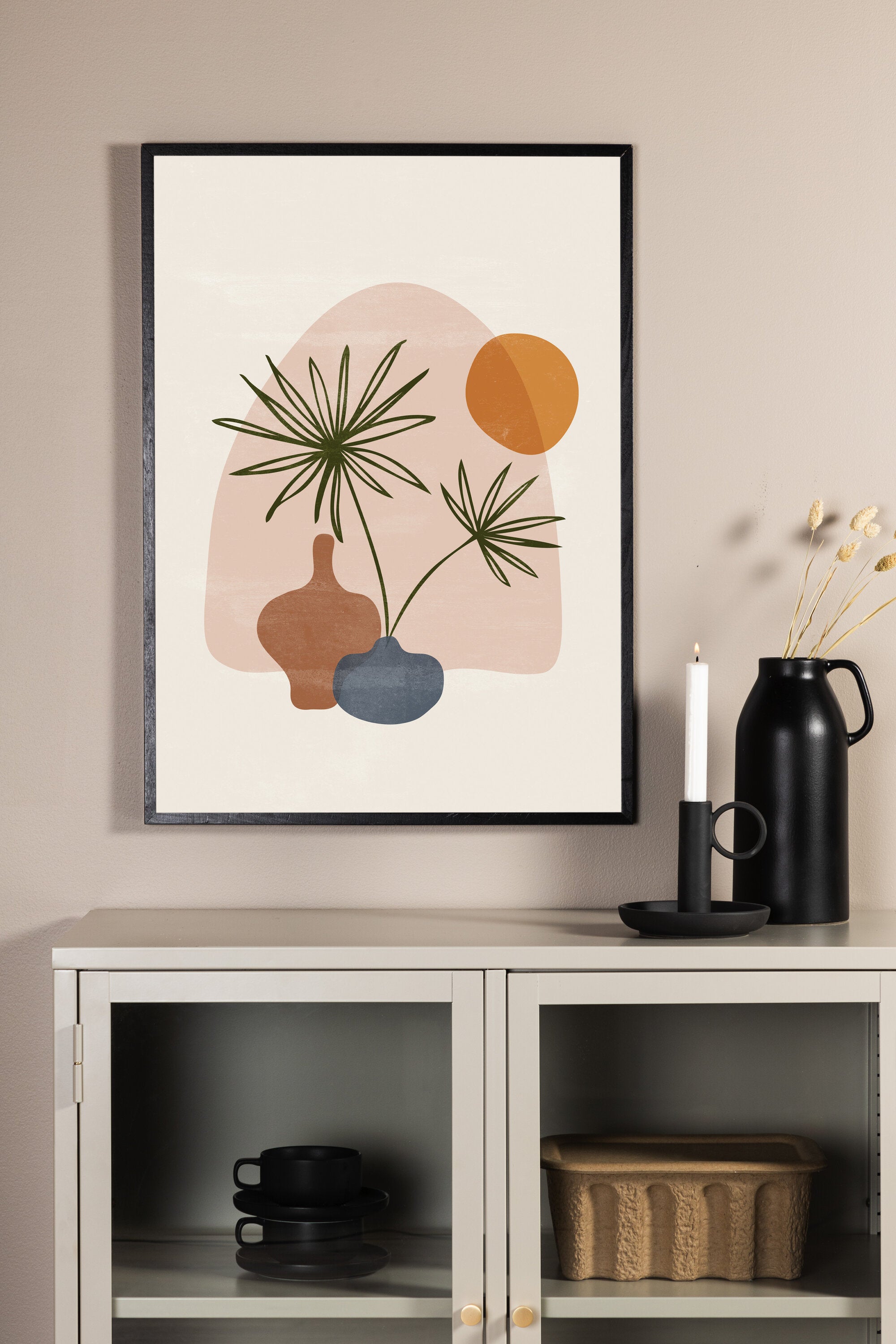 Wonderland Poster in Beige präsentiert im Onlineshop von KAQTU Design AG. Bild ist von Venture Home