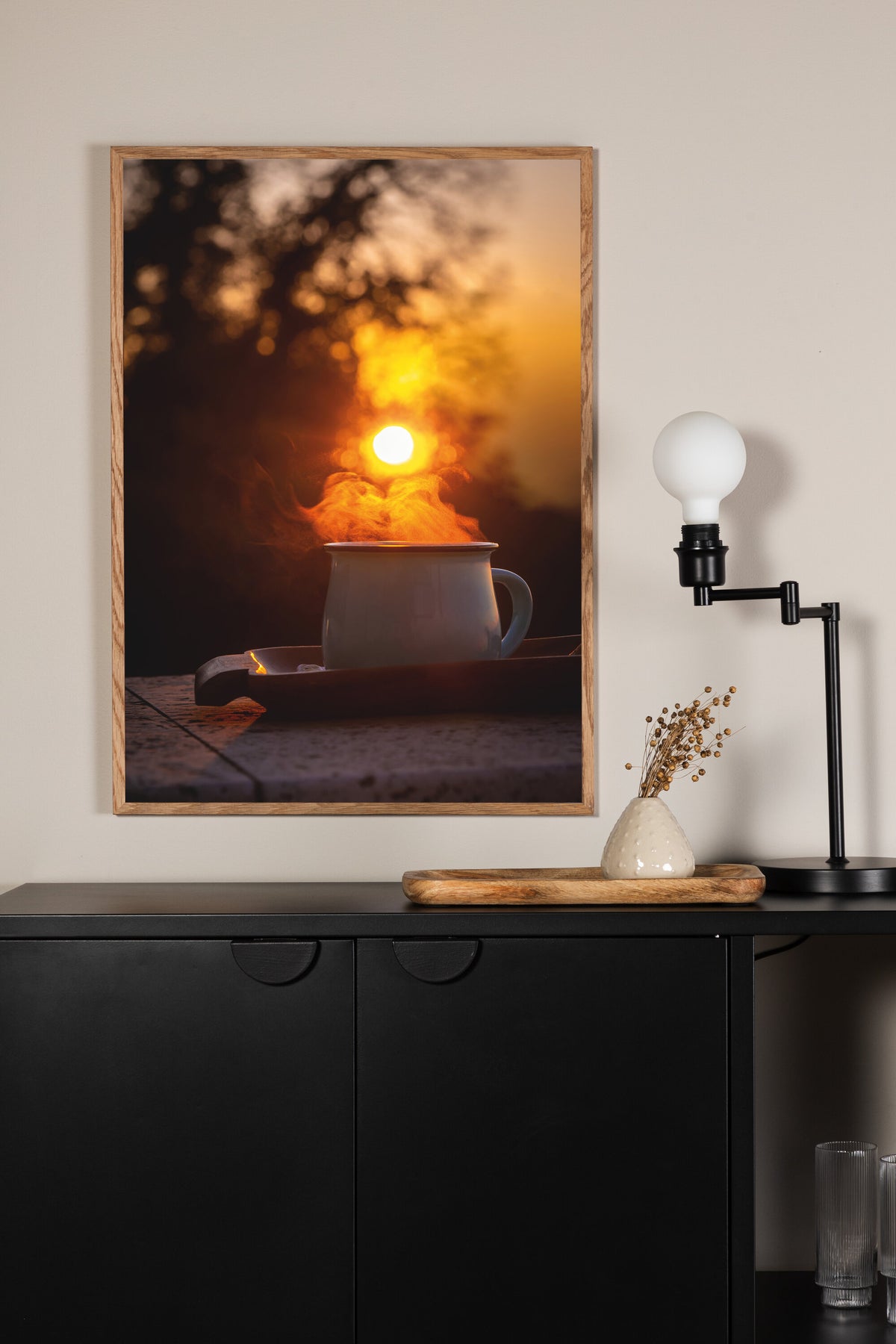 Morning Coffee Poster in Gelb präsentiert im Onlineshop von KAQTU Design AG. Bild ist von Venture Home