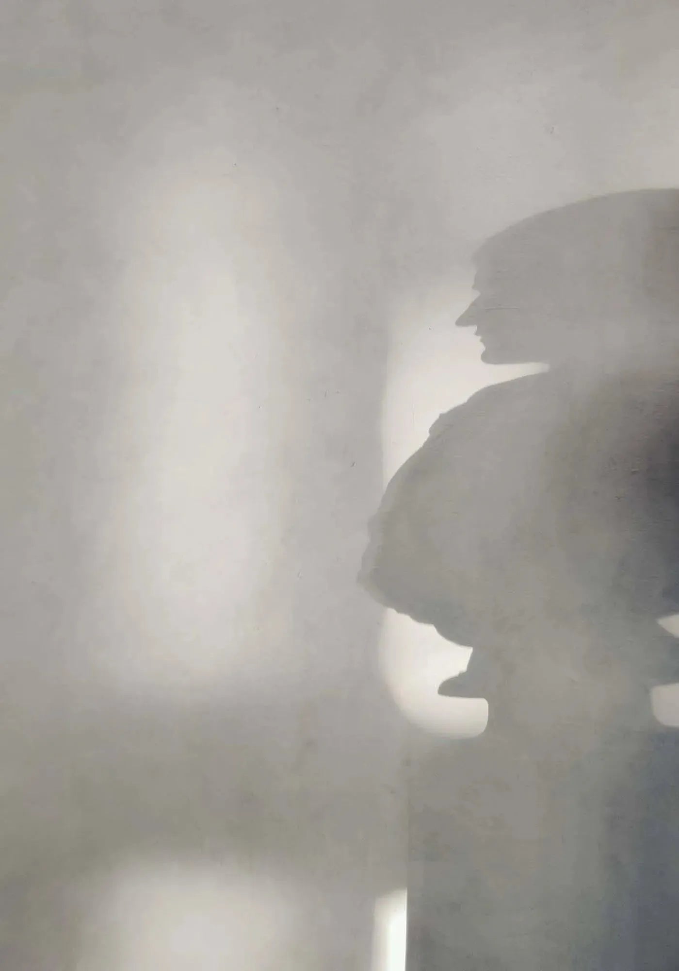 Künstlerisches Human Shadow Poster für kreative Wohnräume.