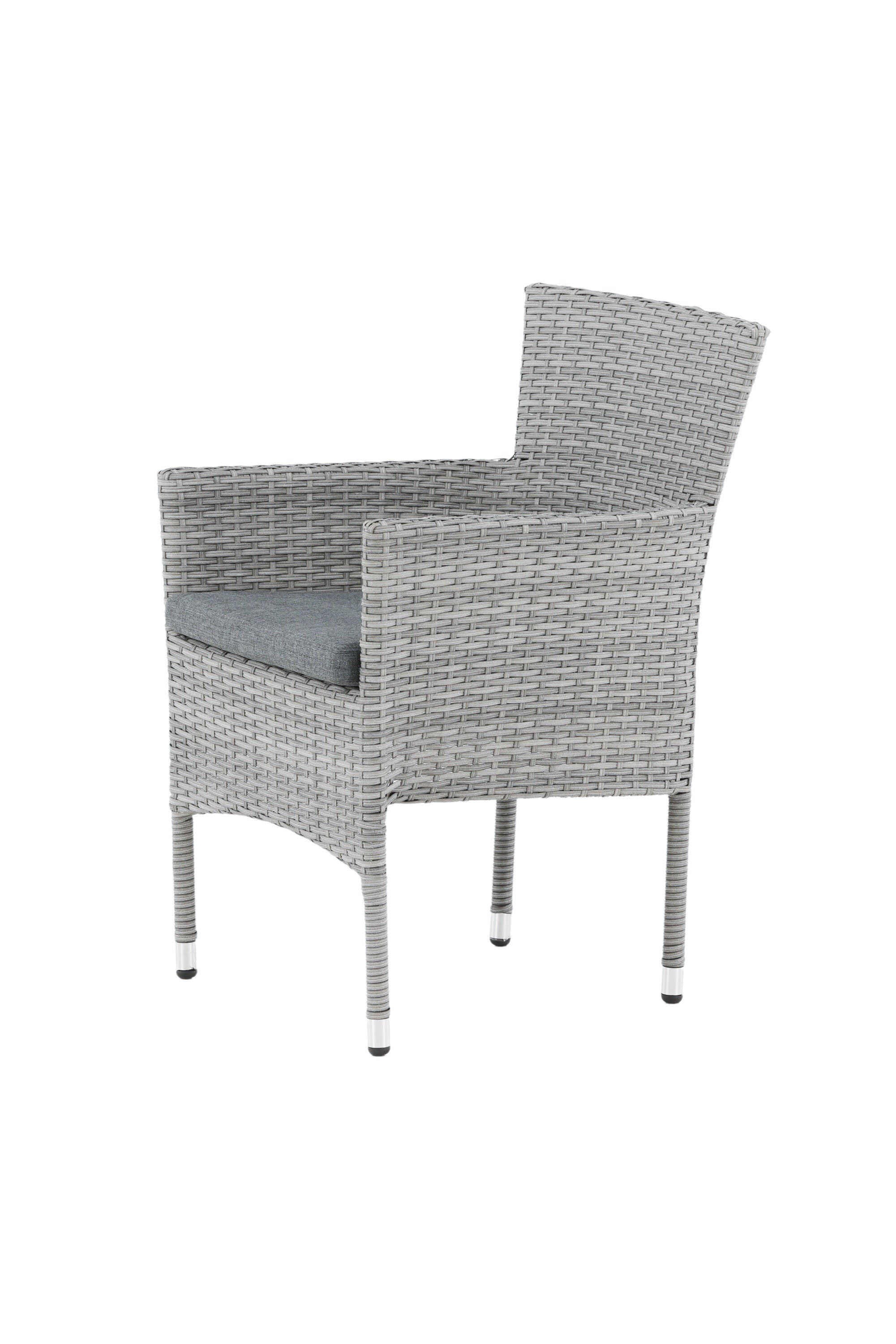 Malina Gartenstuhl in Grau präsentiert im Onlineshop von KAQTU Design AG. Gartenstuhl mit Armlehnen ist von Venture Home