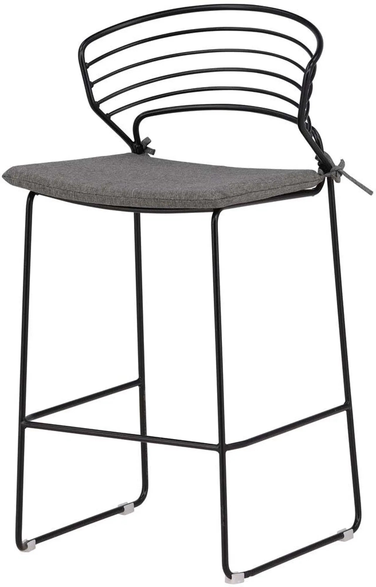 Stilvoller Milano Barstuhl für den Garten, robust und leicht verstaubar.