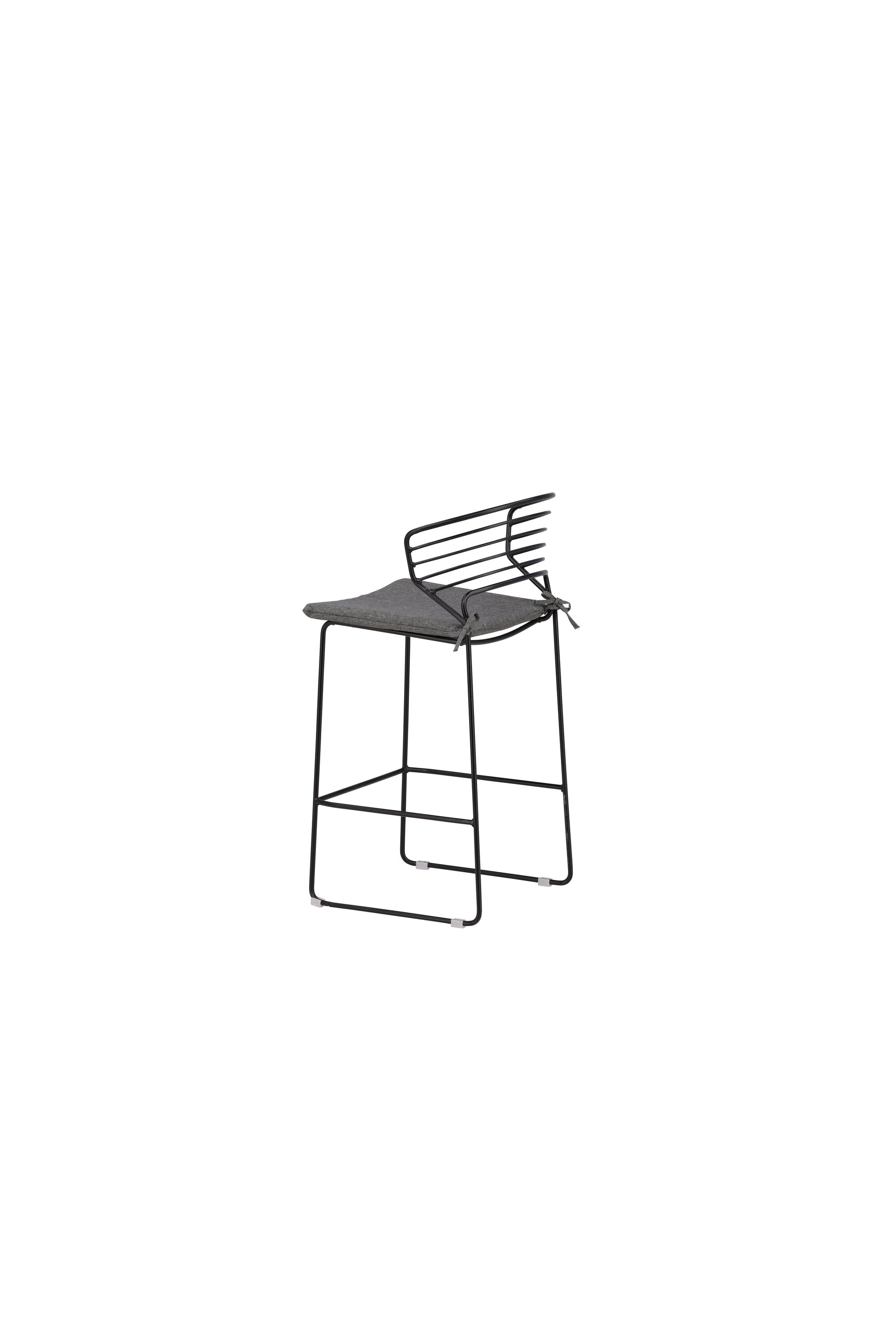 Milano Barstuhl Outdoor in Schwarz präsentiert im Onlineshop von KAQTU Design AG. Outdoor-Barstuhl ist von Venture Home
