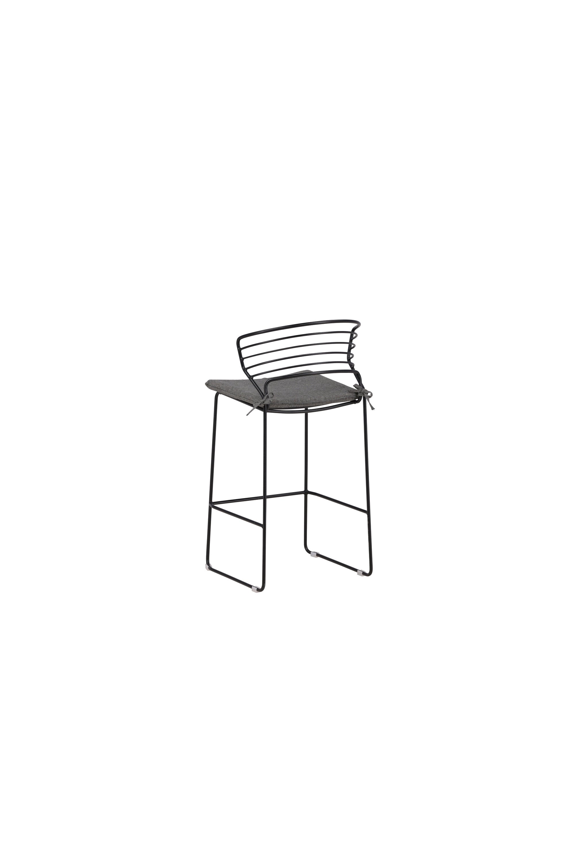 Milano Barstuhl Outdoor in Schwarz präsentiert im Onlineshop von KAQTU Design AG. Outdoor-Barstuhl ist von Venture Home