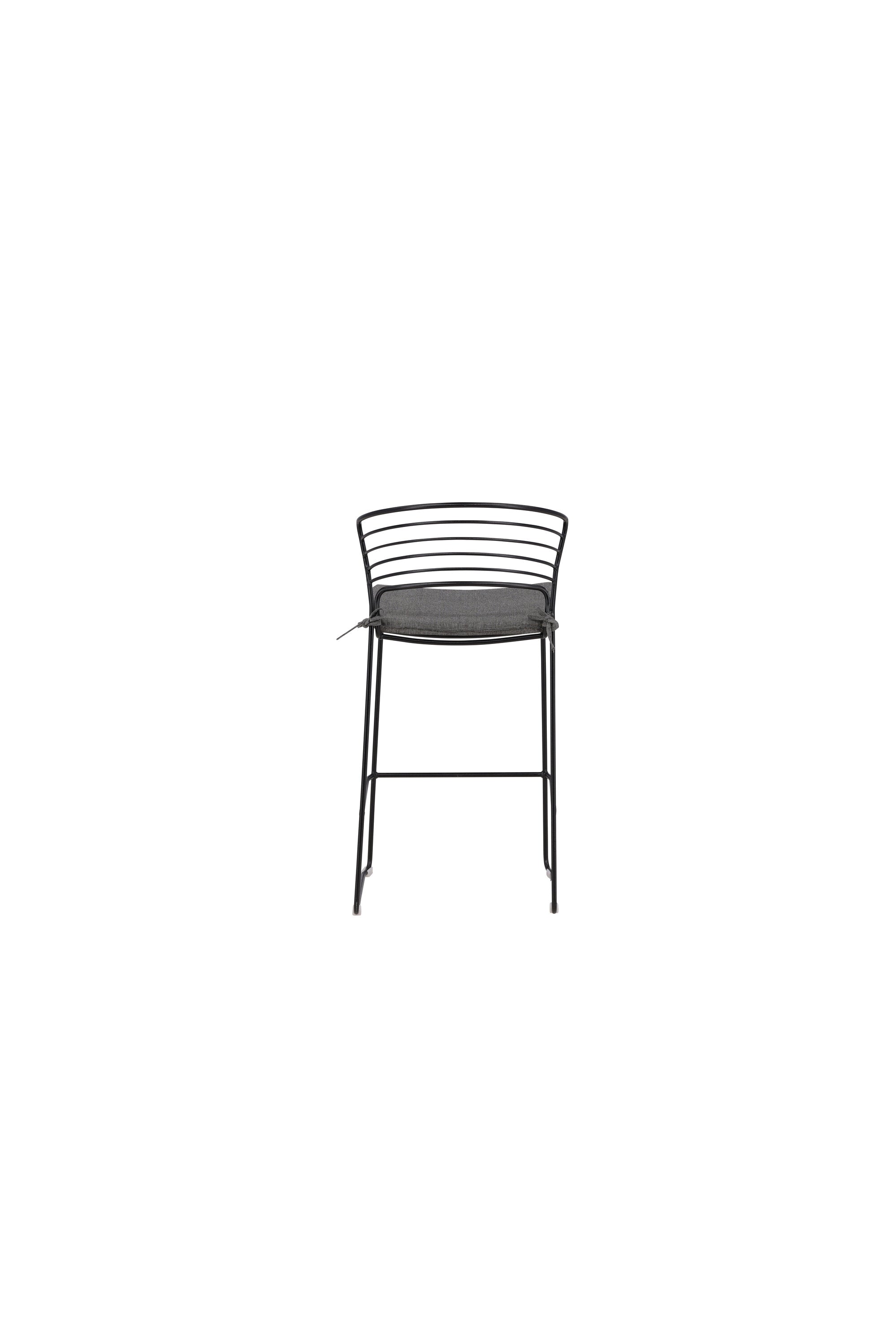 Milano Barstuhl Outdoor in Schwarz präsentiert im Onlineshop von KAQTU Design AG. Outdoor-Barstuhl ist von Venture Home