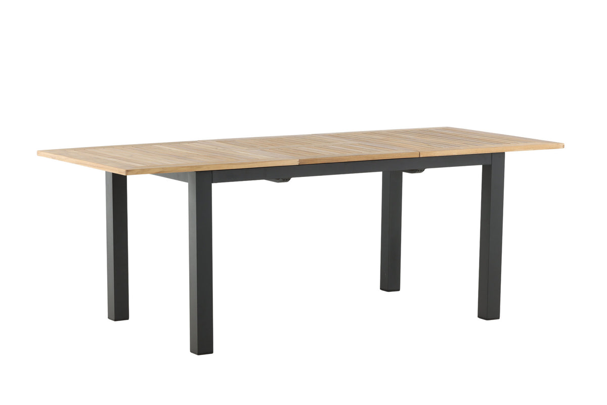 Panama Gartentisch ausziehbar in Schwarz präsentiert im Onlineshop von KAQTU Design AG. Gartentisch ist von Venture Home