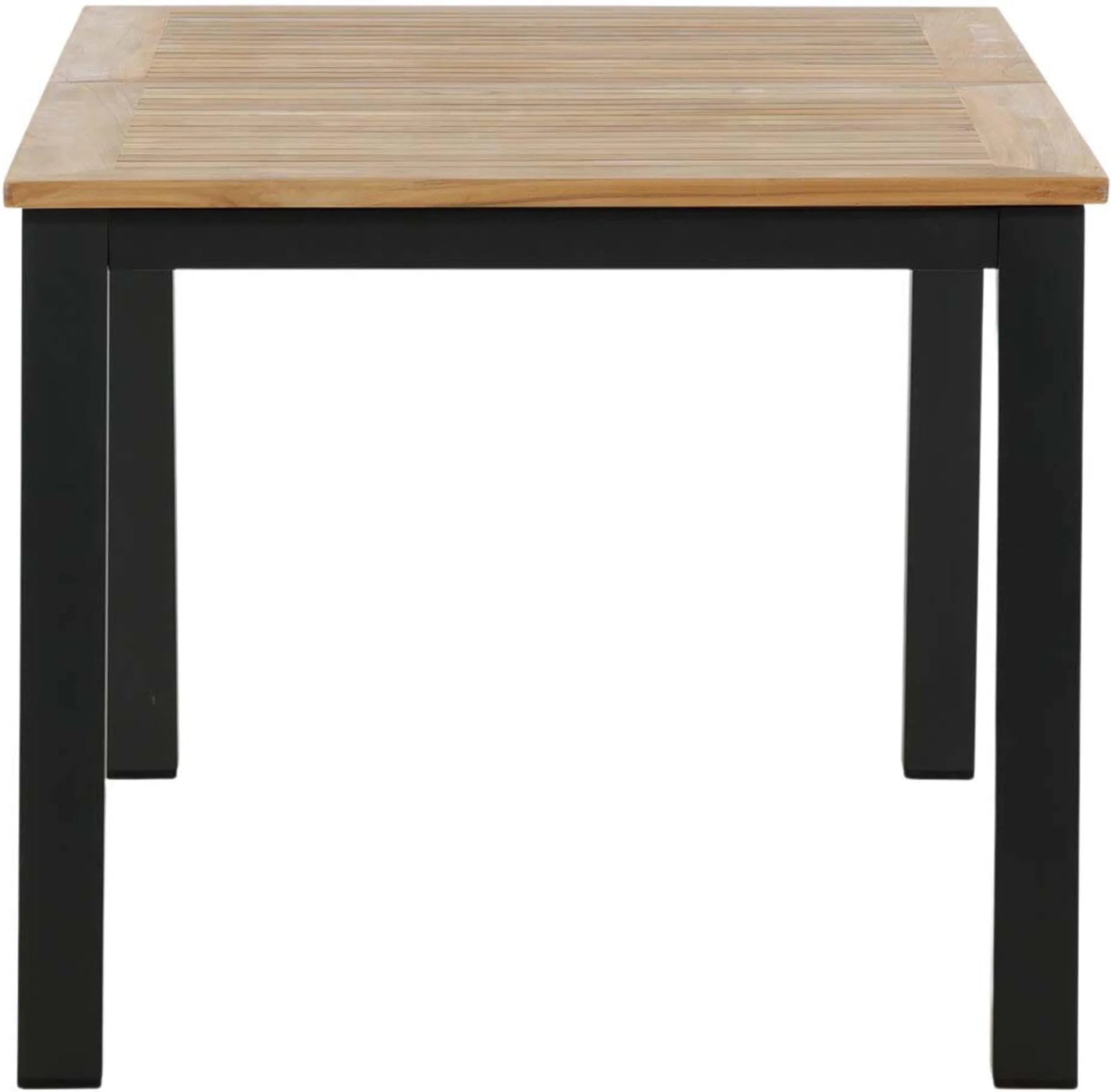 Moderner, ausziehbarer Panama Gartentisch von Venture Home, ideal für stilvolle Außenbereiche und gesellige Anlässe.