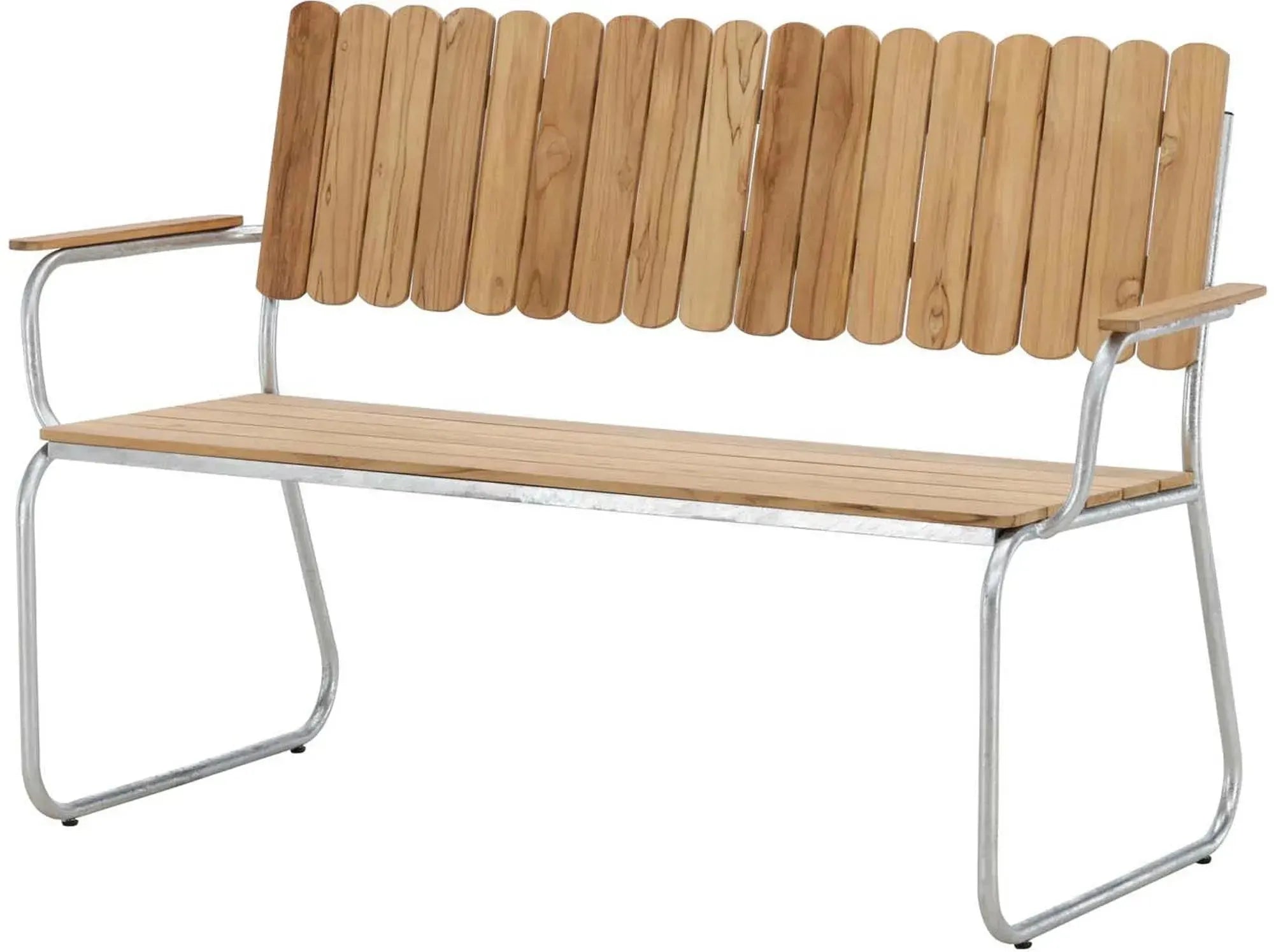 Holmsund Bank: Zeitloses Design und langlebige Materialien für entspannte Stunden im Garten.