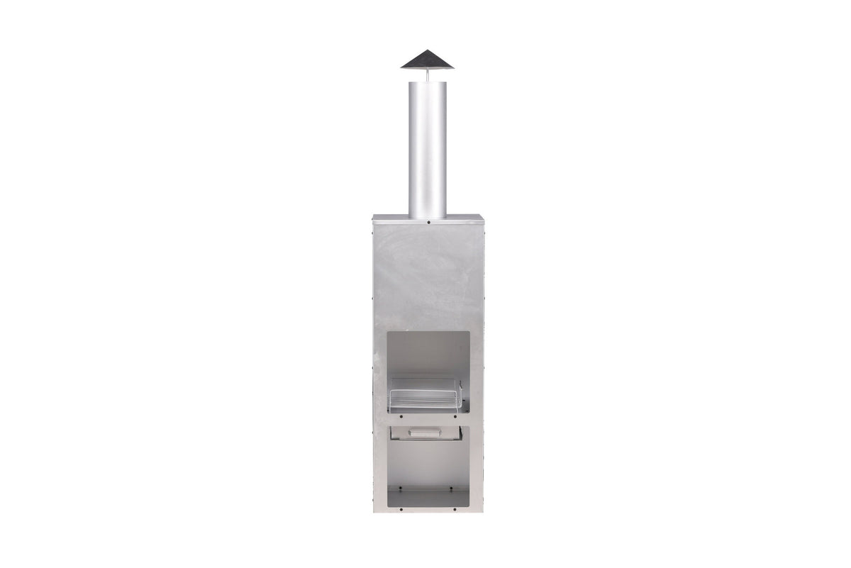 Makarima Feuerpit in Silber präsentiert im Onlineshop von KAQTU Design AG. Feuerschale ist von Venture Home