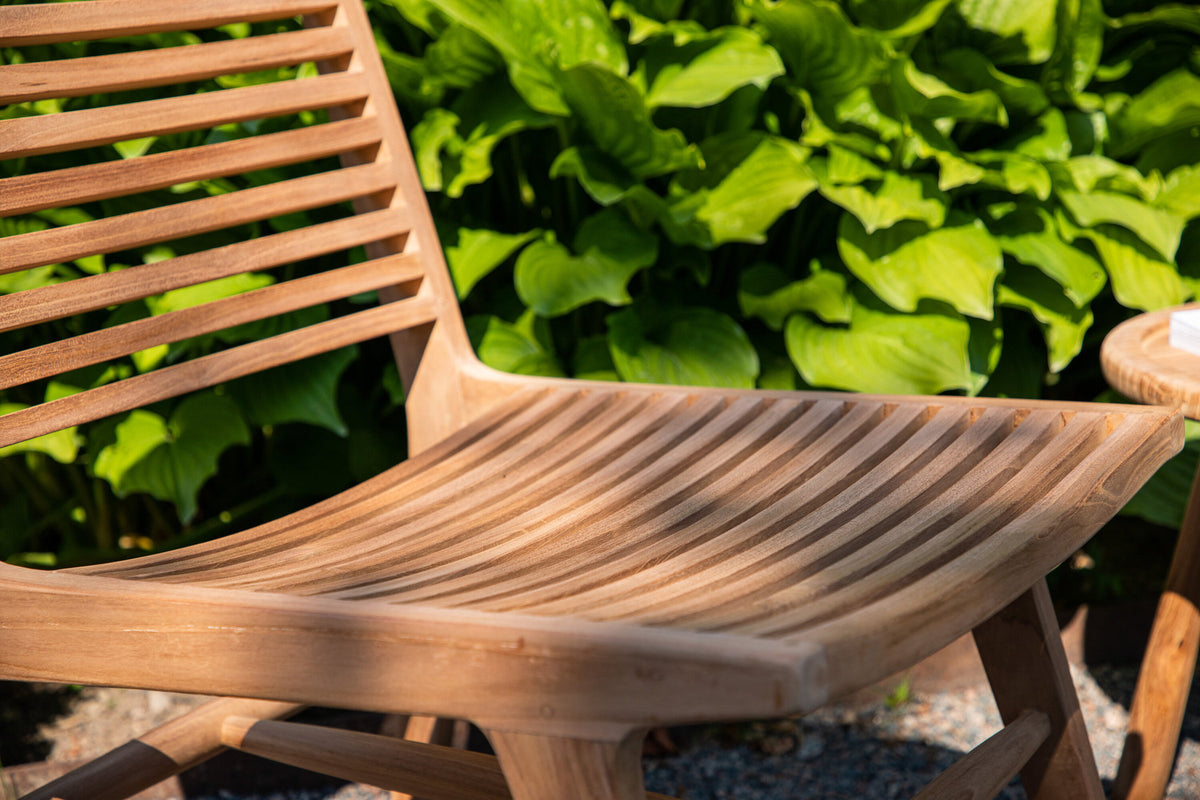 Ribbon Lounger in Natur präsentiert im Onlineshop von KAQTU Design AG. Outdoor-Sessel ist von Venture Home