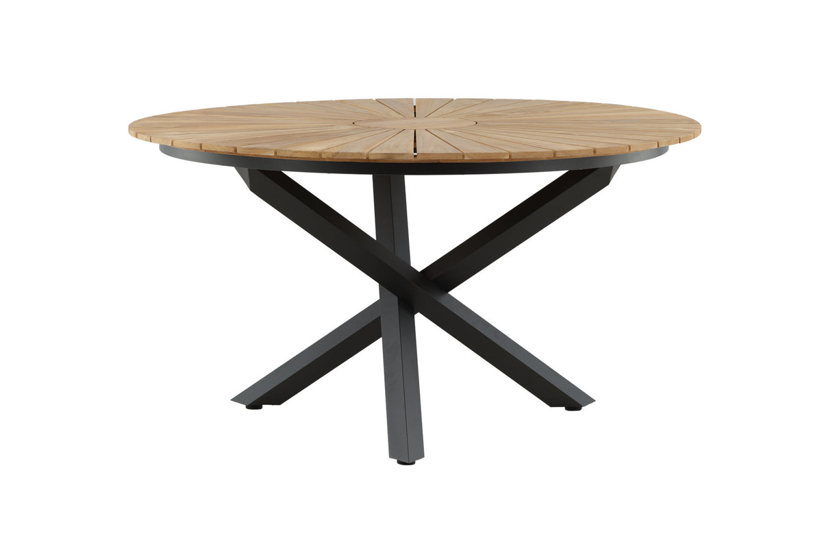 Runder Gartentisch Mexiko in Schwarz präsentiert im Onlineshop von KAQTU Design AG. Gartentisch ist von Venture Home