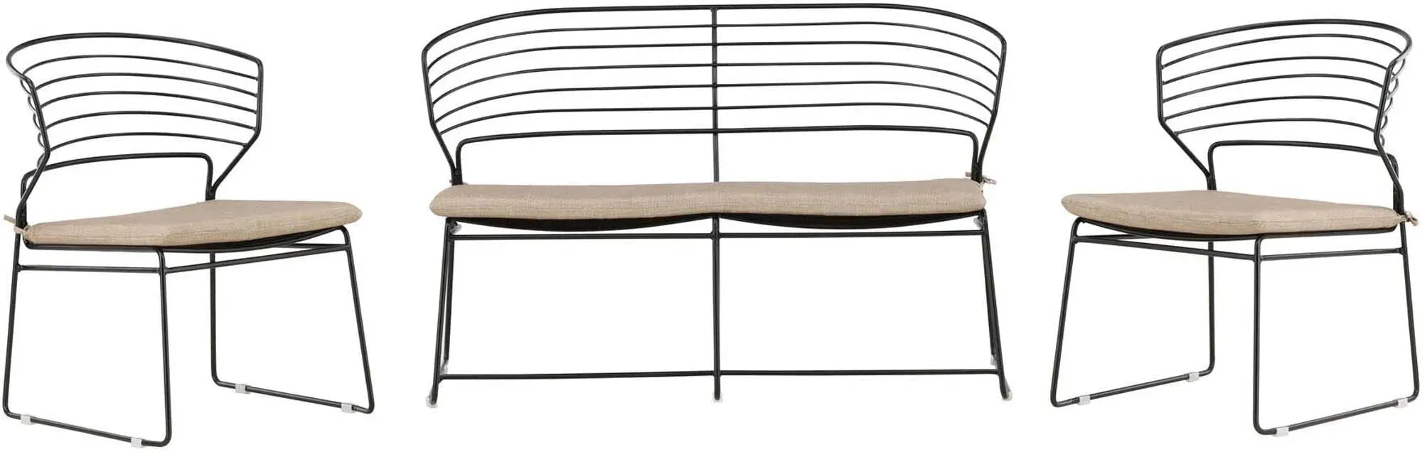 Elegantes Milano Loungeset: Ihr stilvolles Outdoor-Wohnzimmer.
