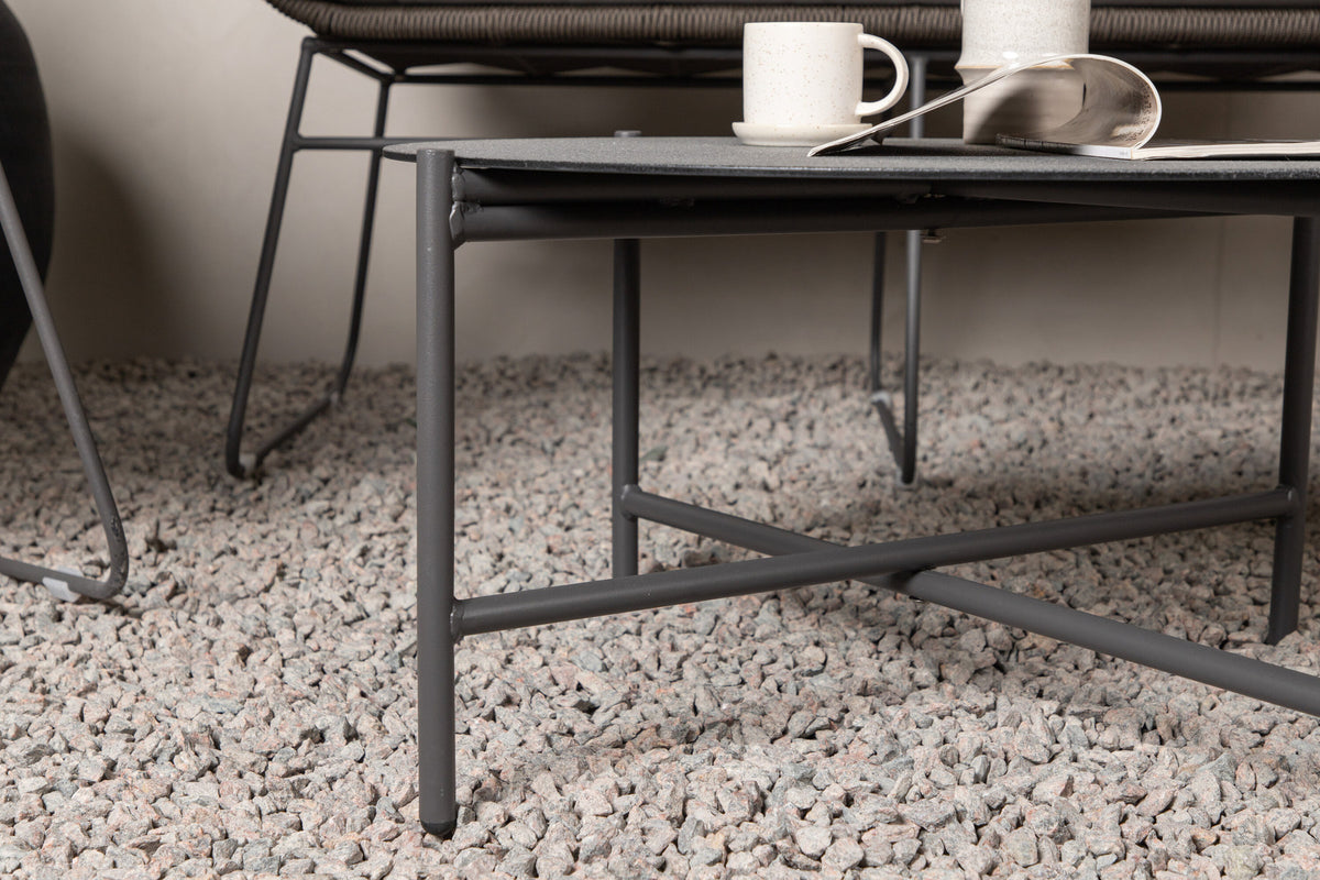 Davao Conversation Set in Grau/Braun/Dunkelgrau präsentiert im Onlineshop von KAQTU Design AG. Loungeset ist von Venture Home
