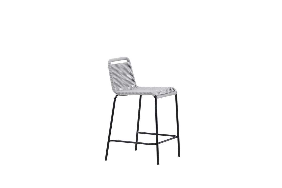 Nettan Barstuhl Outdoor in Hellgrau präsentiert im Onlineshop von KAQTU Design AG. Outdoor-Barstuhl ist von Venture Home